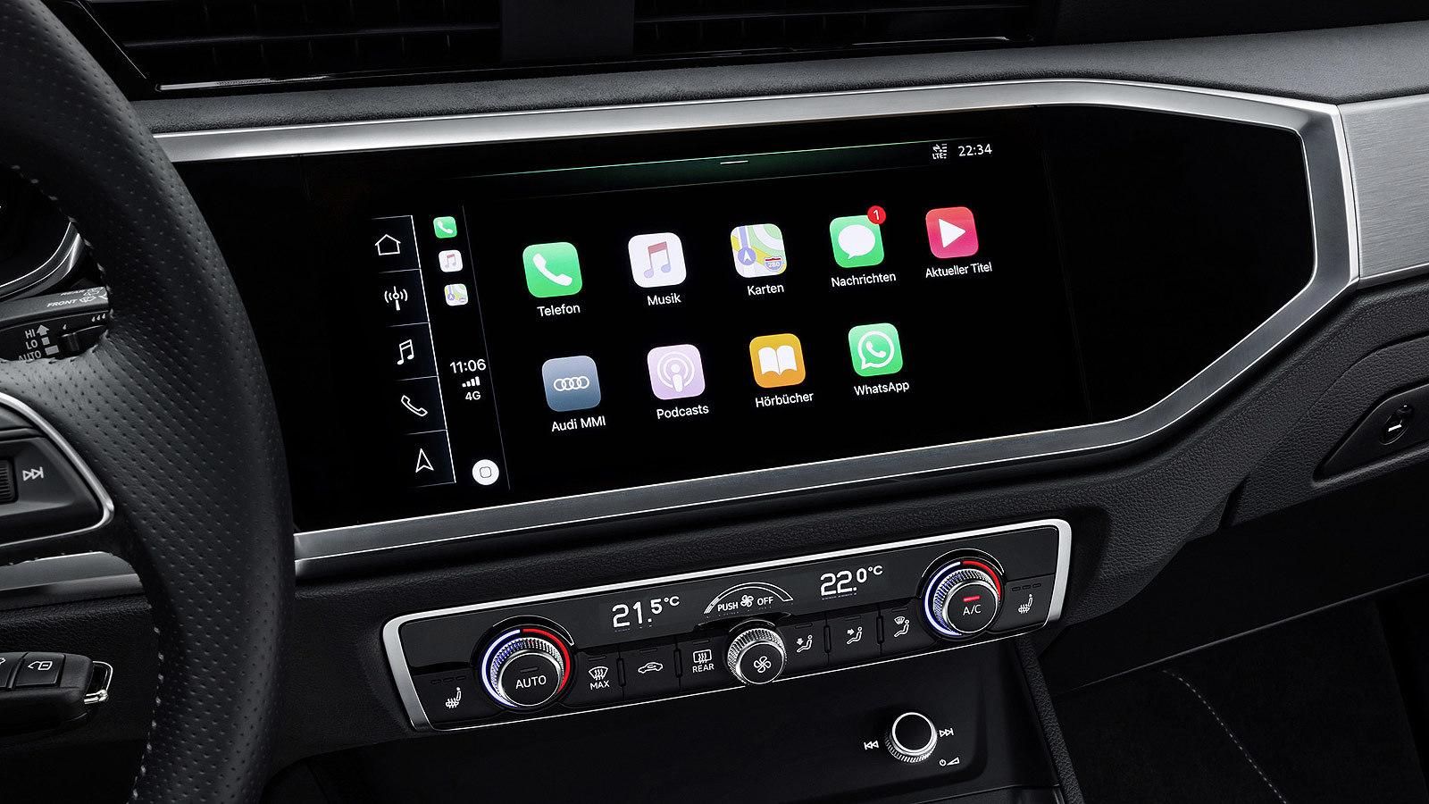 Desde esta pantalla se pueden manejar todas las funciones del vehículo.