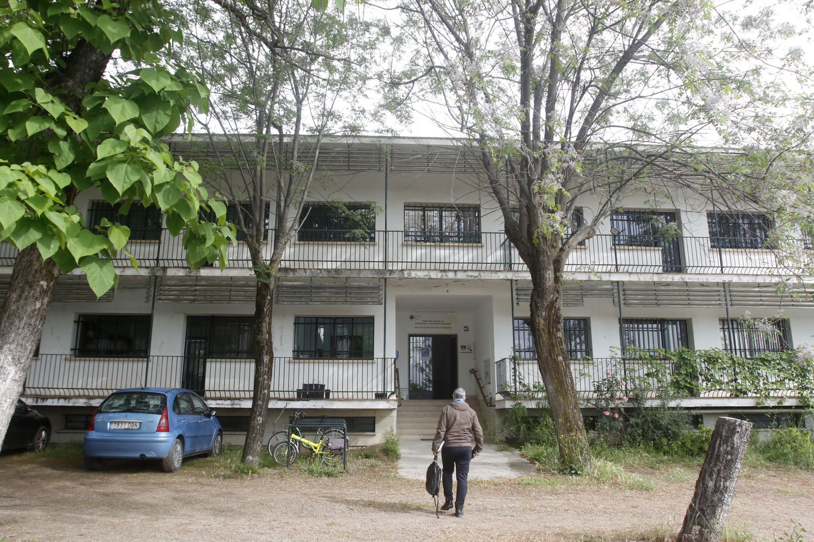 Una de las casas de la Colonia de San José en el Campus de Rabanales.
