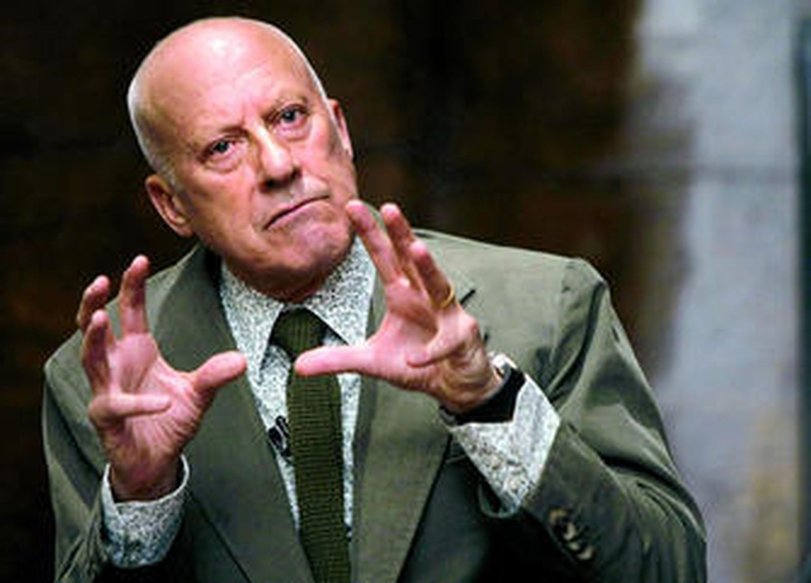 Sir Norman Foster, durante una conferencia en Madrid.