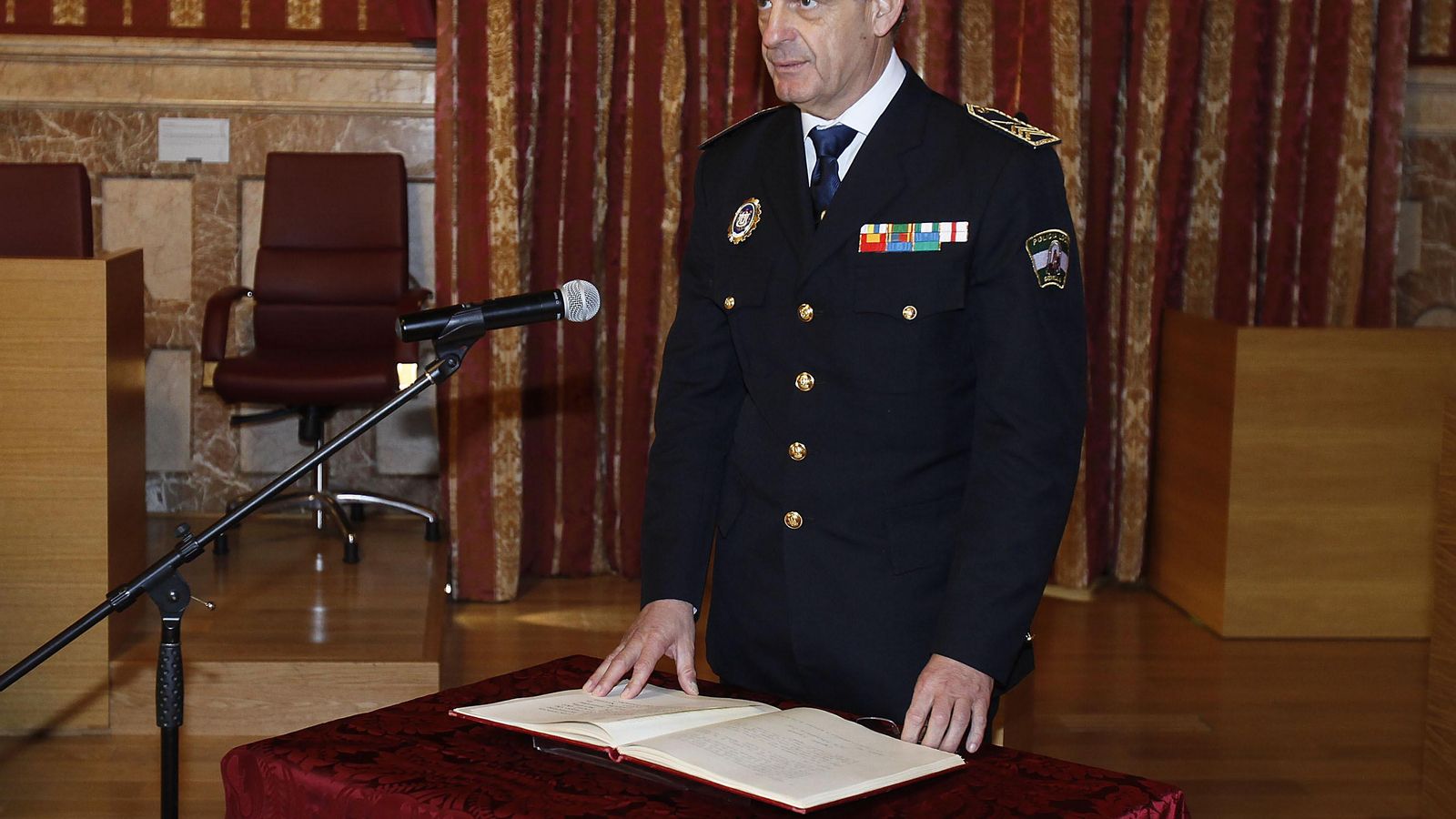 El jefe de la Policía Local de Sevilla, José Medina Arteaga.