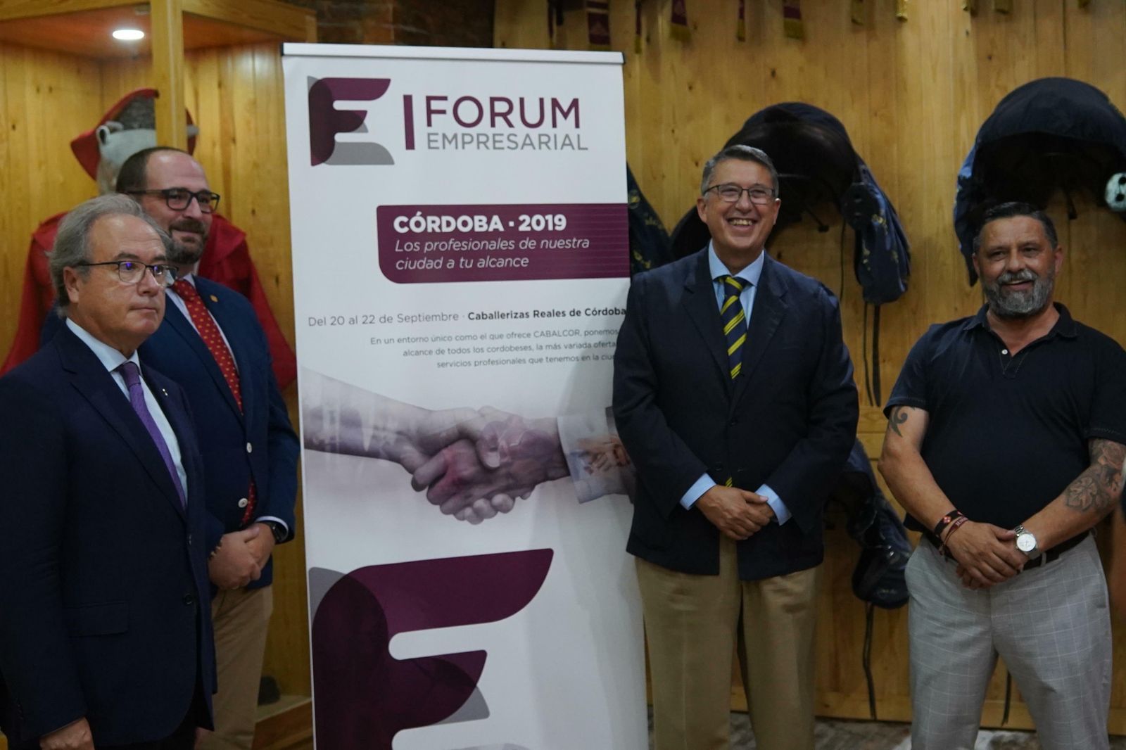 Antonio Díaz, Enrique Saint-Gerons, Rafael Blanco y Alfonso Ariza.