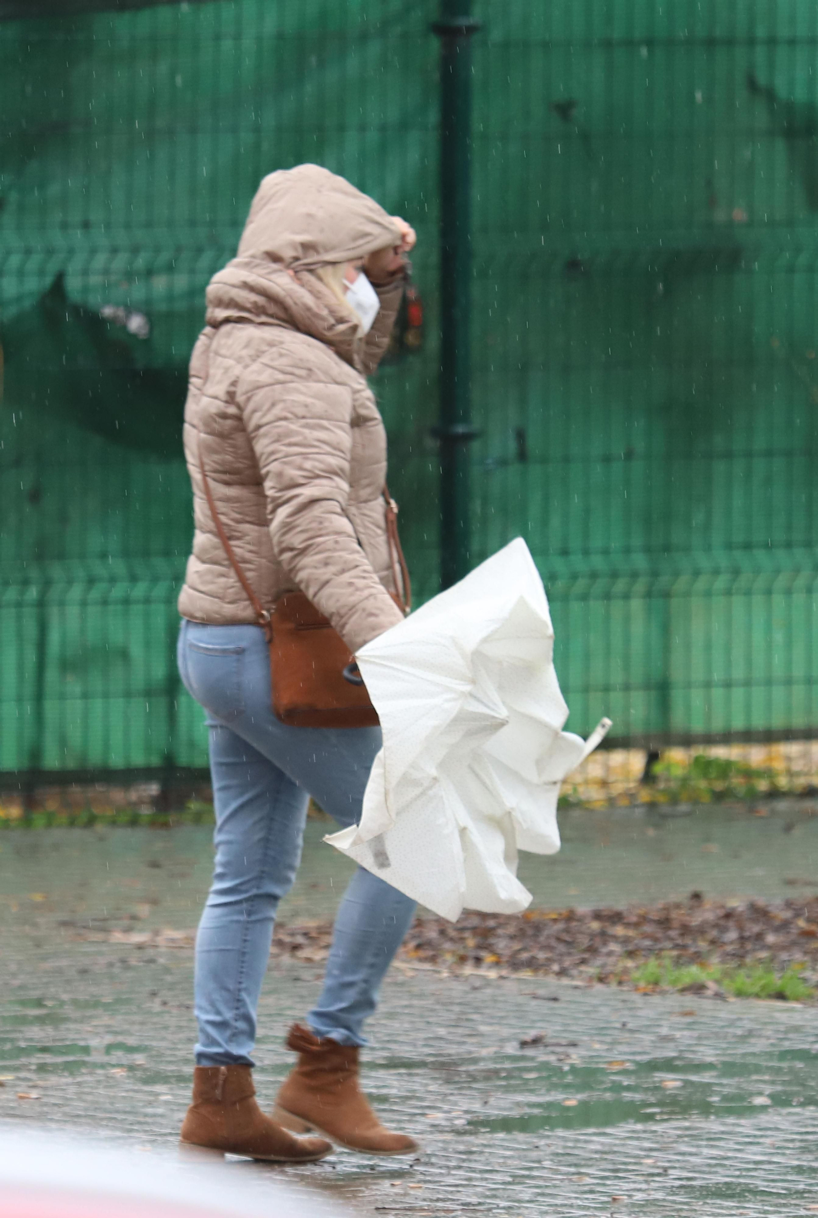 La mañana del sábado despide las lluvias de otoño en Huelva