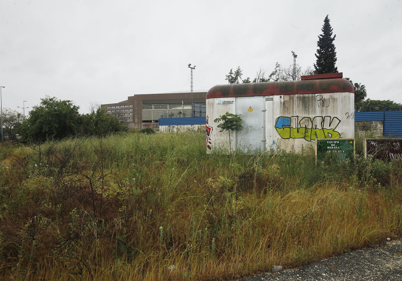 Zona del Estadio Olímpico donde fue violada una joven.