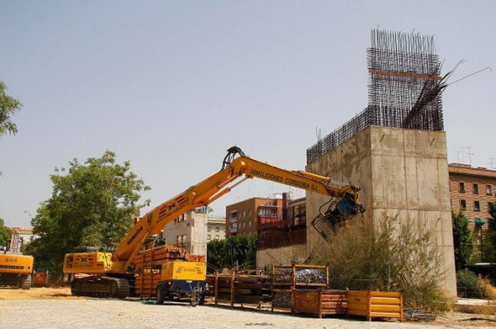 Primeros trabajos para la fallida biblioteca en el Prado de San Sebastián