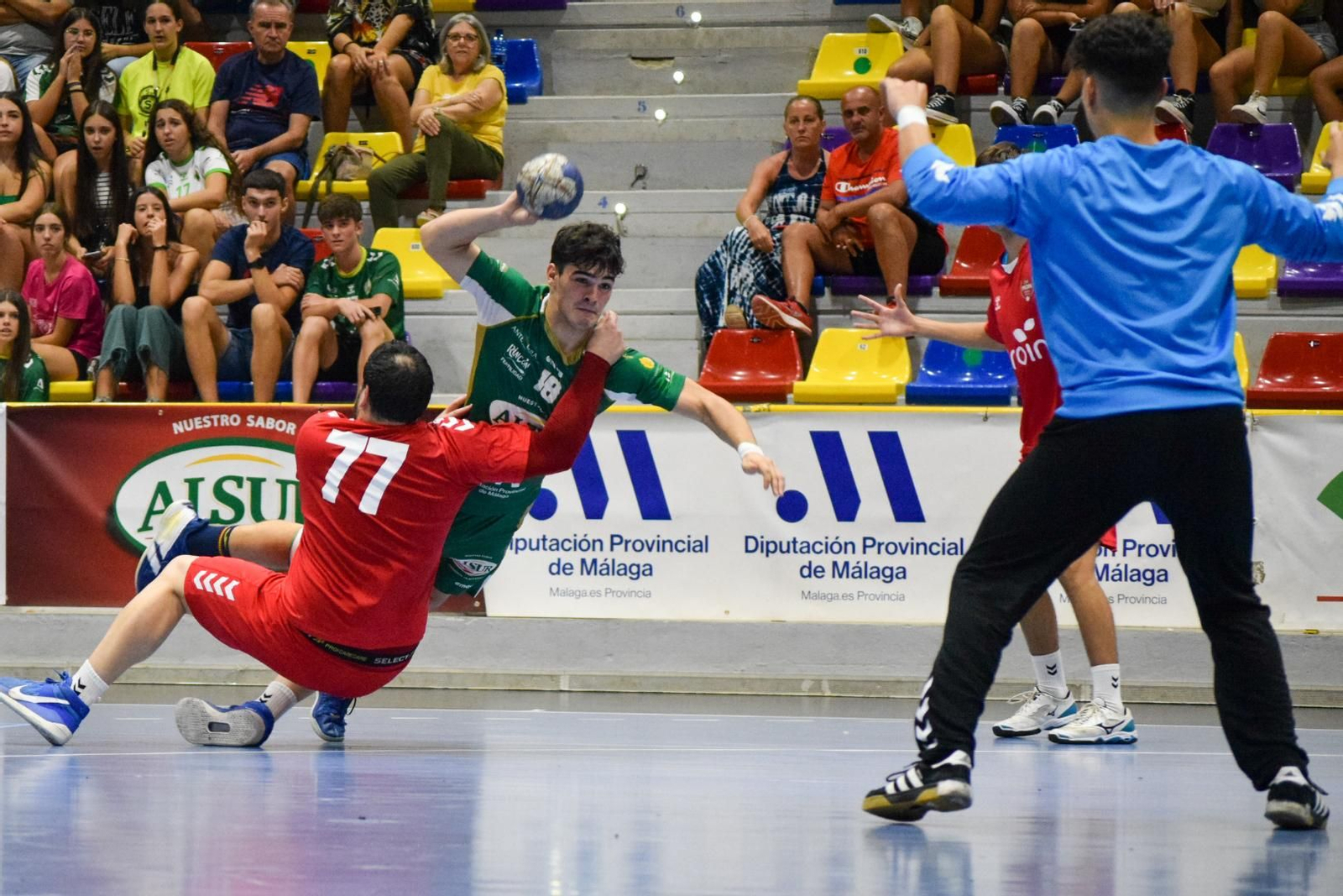 Imagen del partido en el Argüelles.