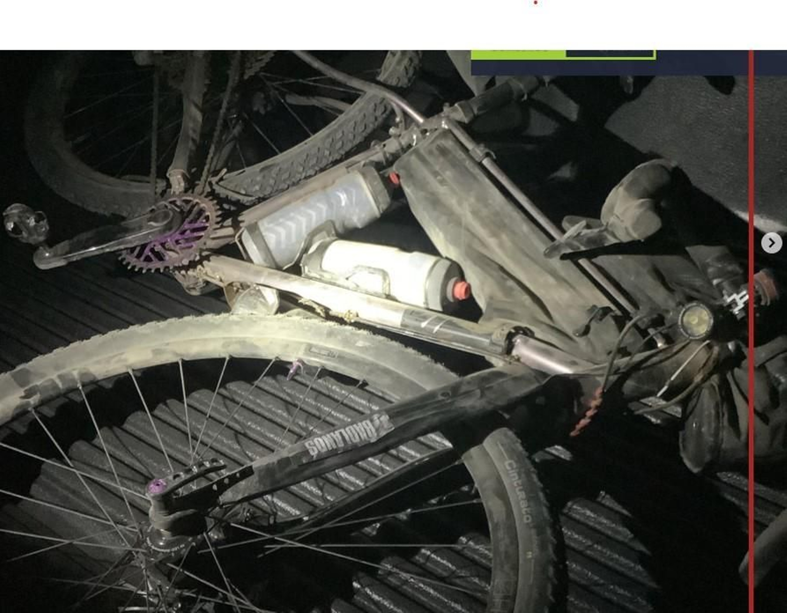 Estado en el que estaba la bicicleta de la persona accidentada.