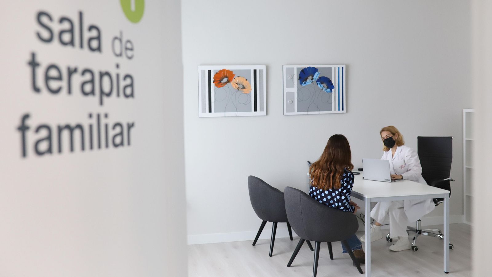 Sala de terapia familia de la Clínica Ita ABB de Jerez.