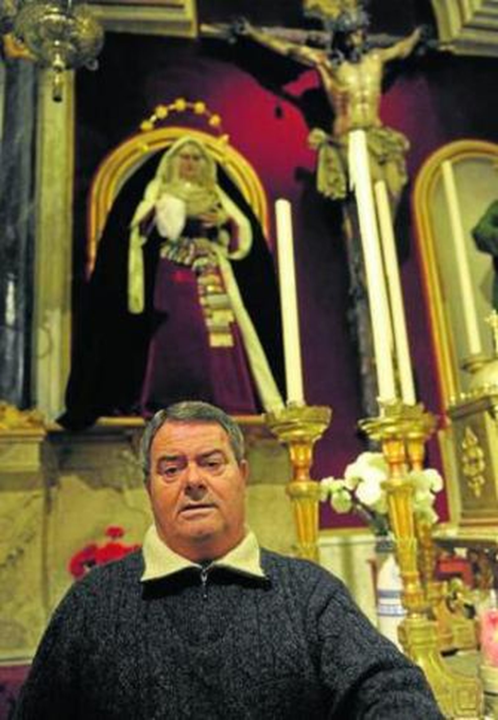 Miguel Rodríguez, a los pies de los titulares de La Palma.