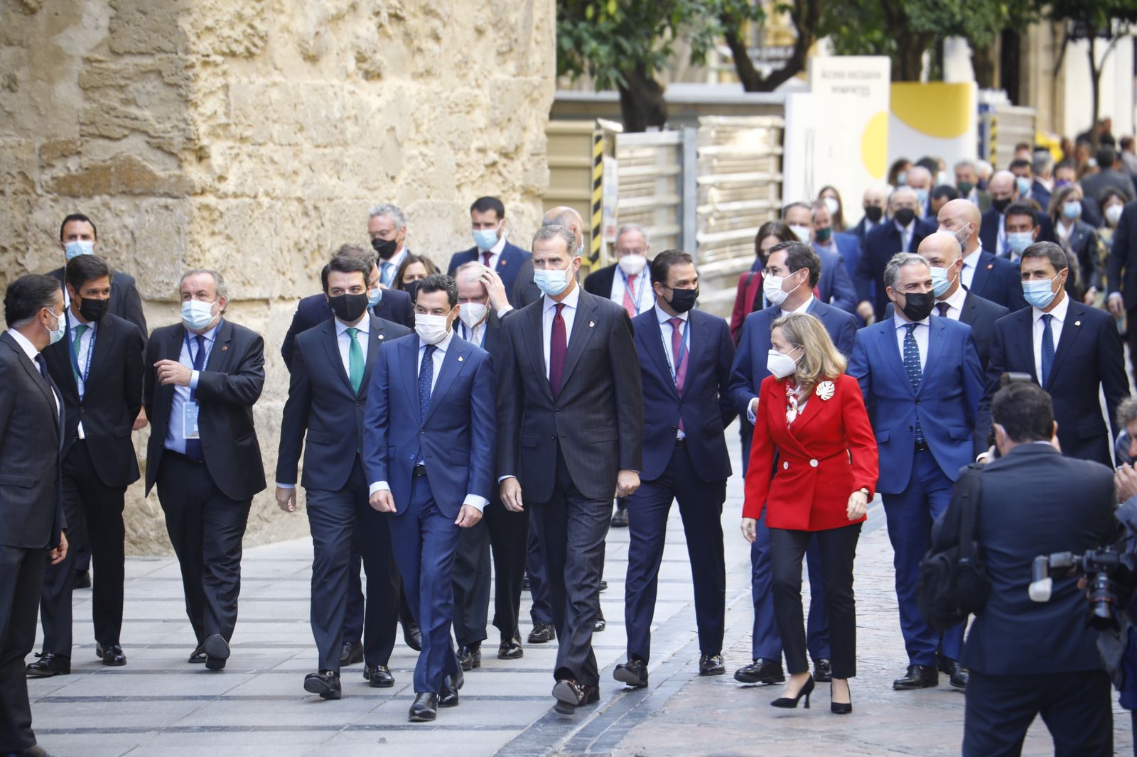 La clausura del Rey del  Congreso de Directivos de CEDE en Córdoba, en fotografías
