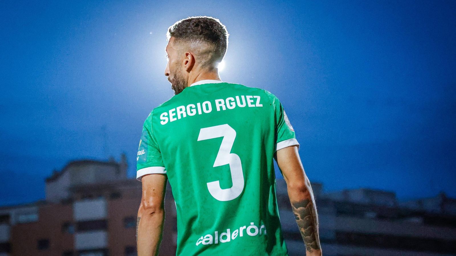 Sergio Rodríguez, en uno de los encuentros del Real Jaén como visitante esta temporada.