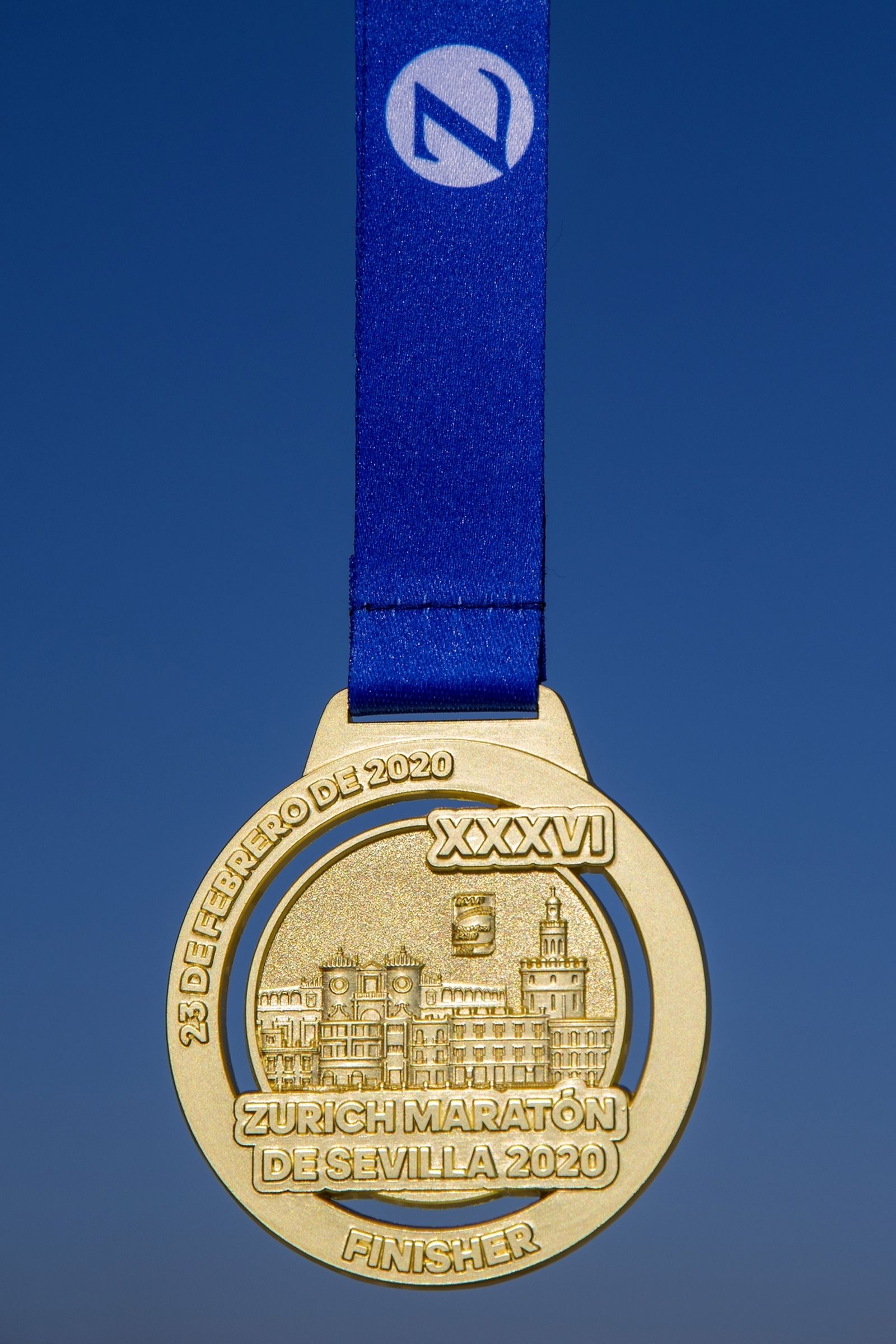 Medalla del Maratón de Sevilla 2020