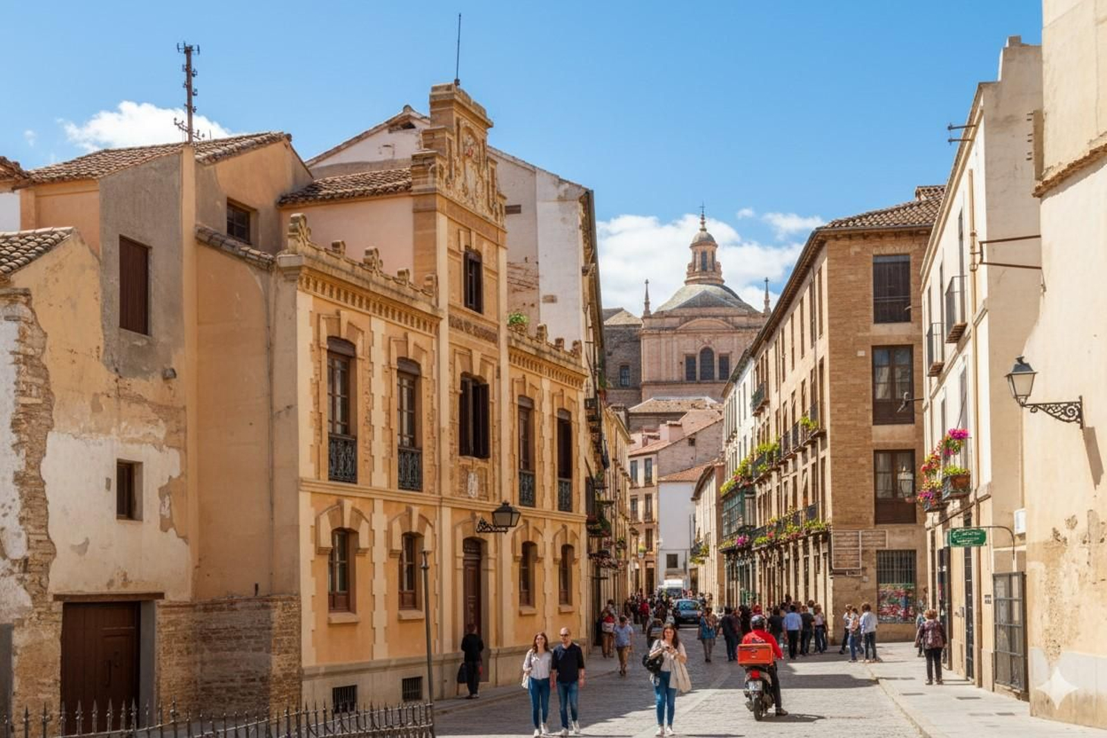 Antigua calle de González Doncel y Casa de Socorro.