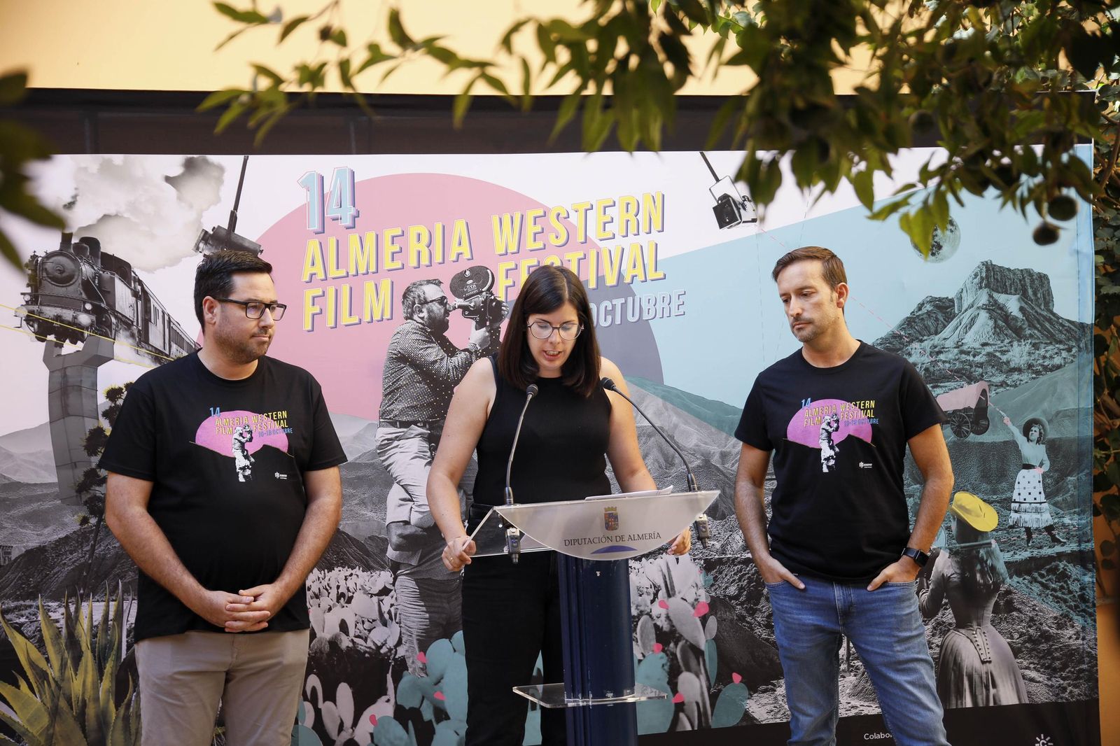 Las imágenes de la presentación de la XIV edición del Almería Western Film Festival