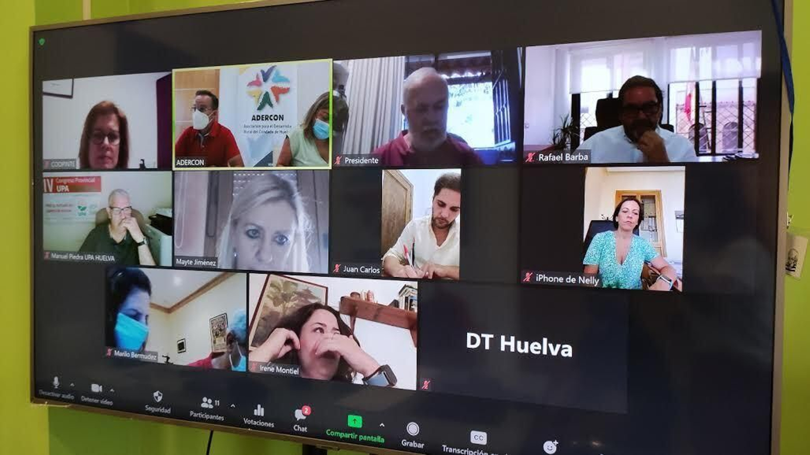 Reunión de la Junta Directiva de Adercon