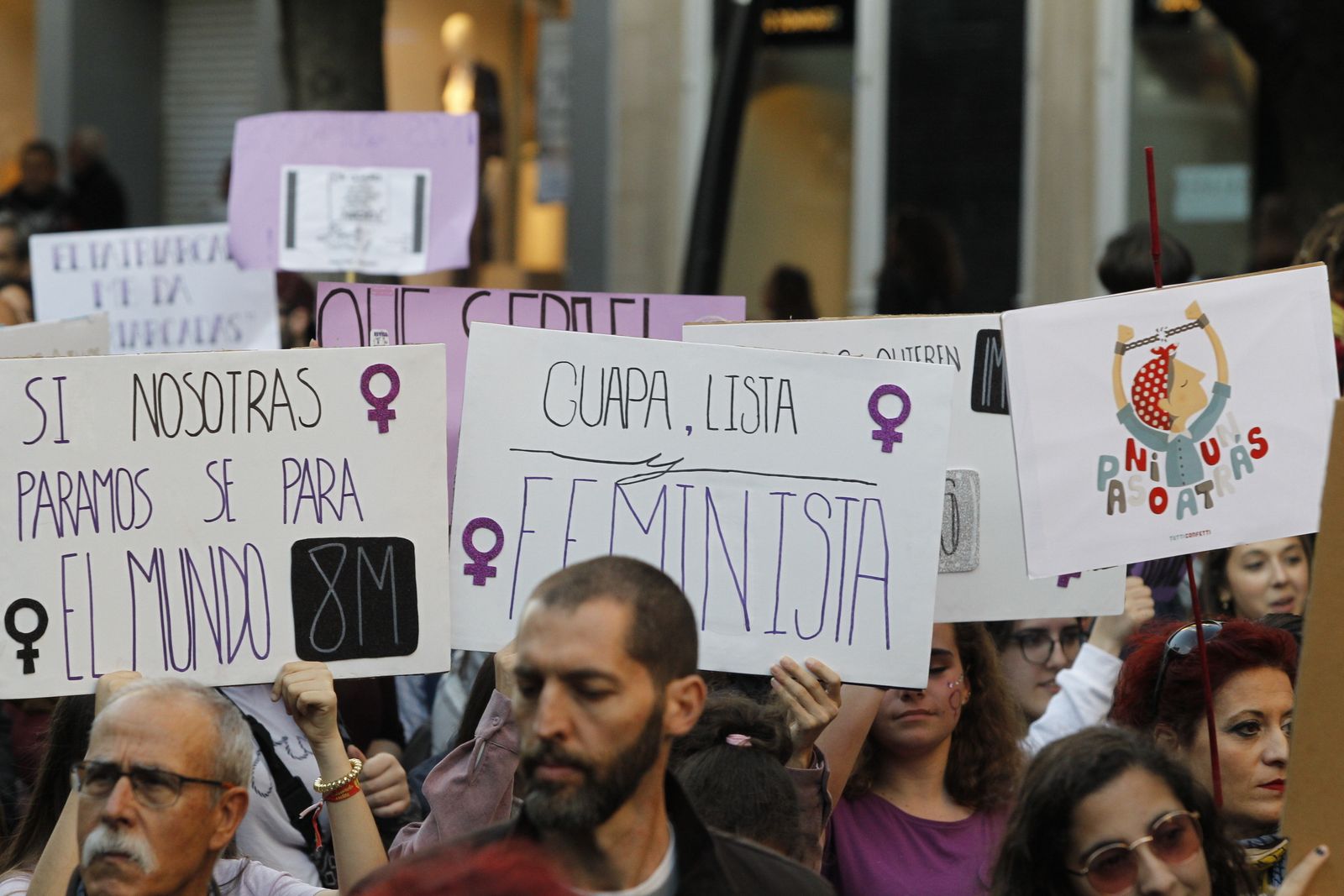Fotogalería manifestación Día Internacional de la Mujer