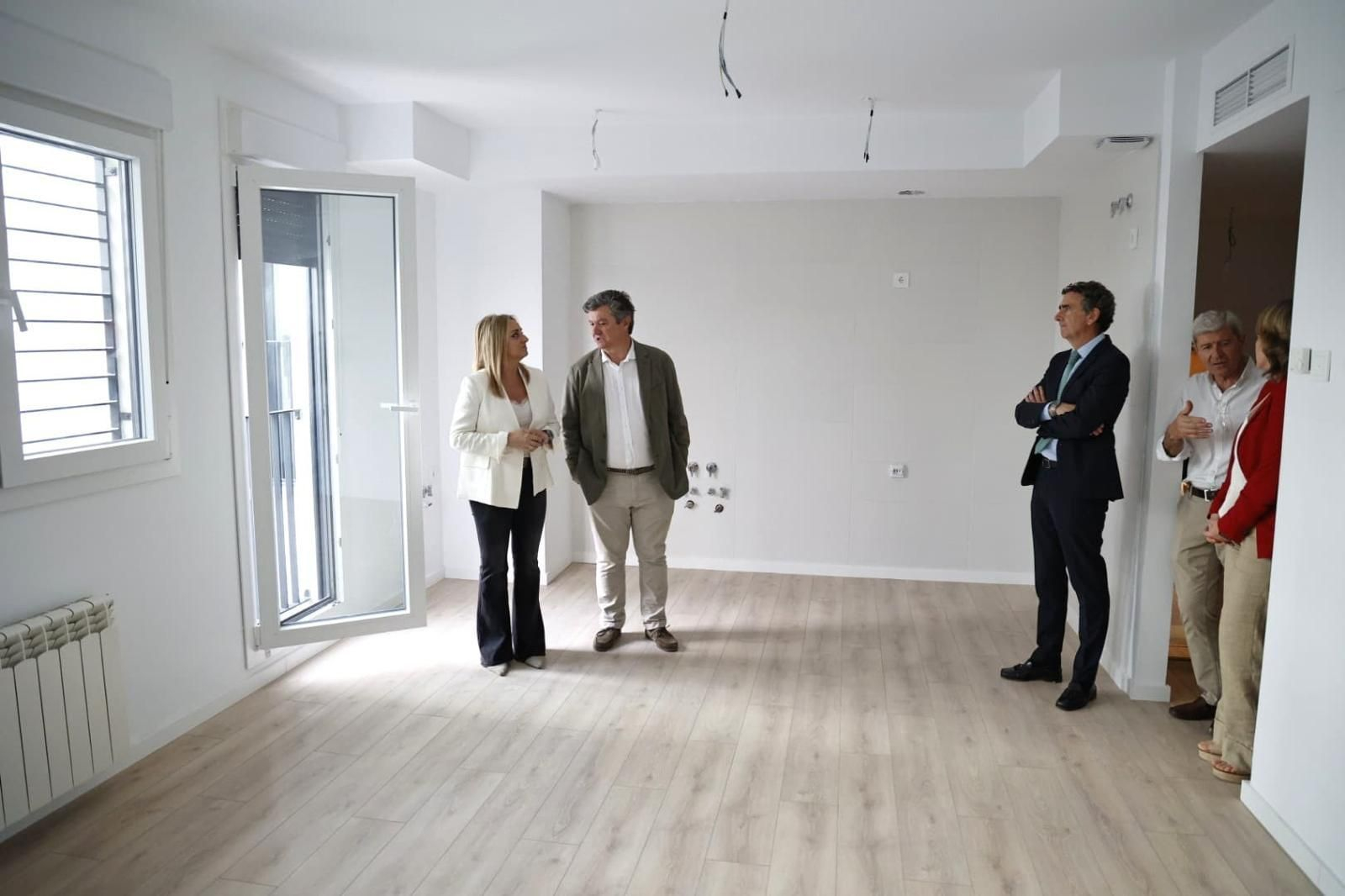 Visita de la alcaldesa a las obras.