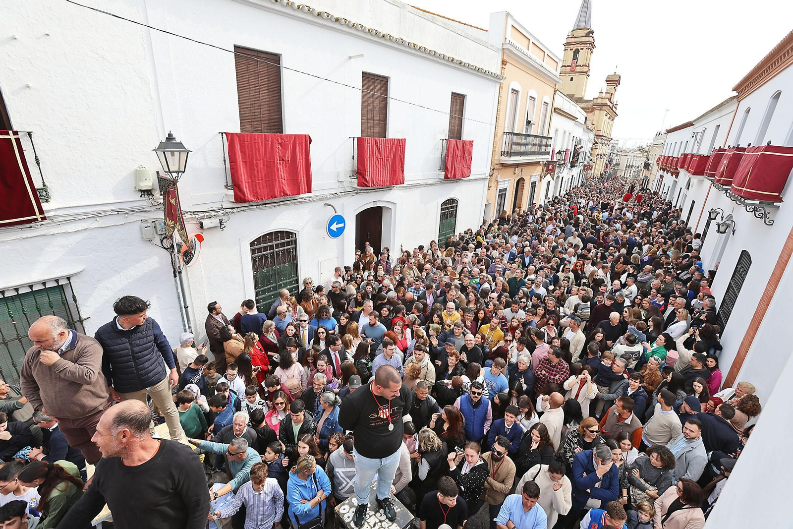 Imágenes de las tiradas de San Antonio Abad en Trigueros
