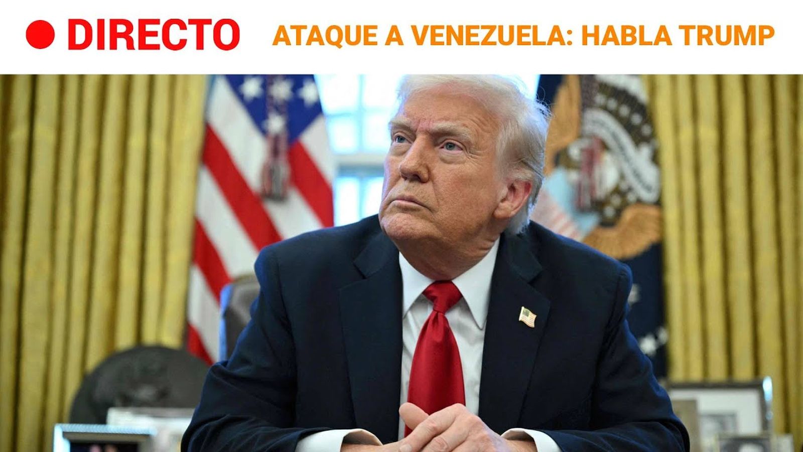 🔴 DIRECTO | TRUMP COMPARECE TRAS LA CAPTURA DE MADURO