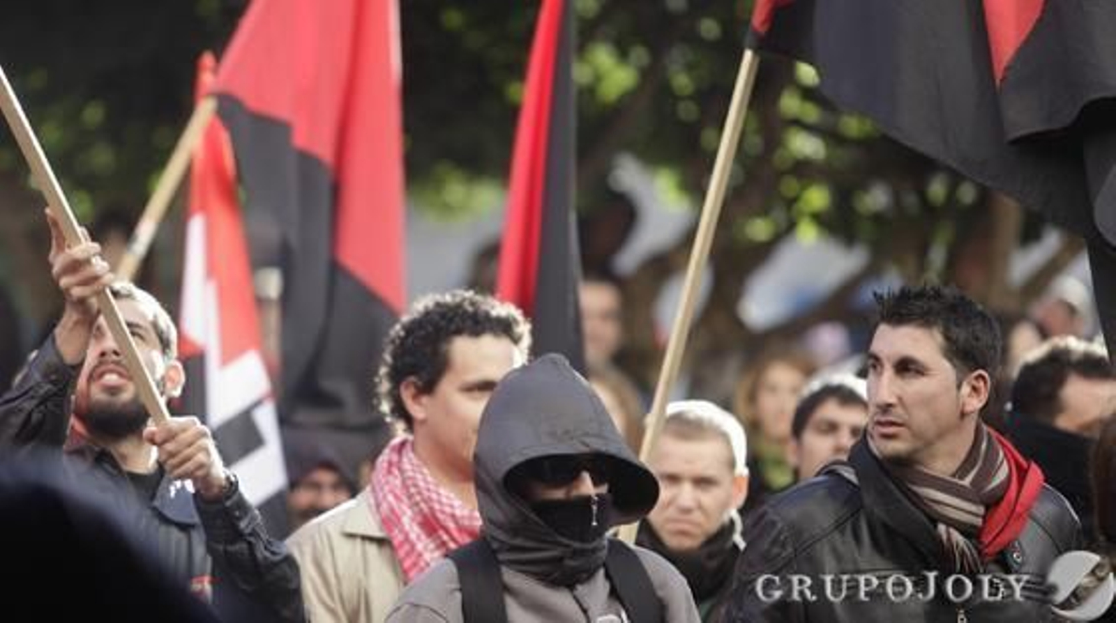 La huelga en el centro. 

Foto: Antonio Pizarro