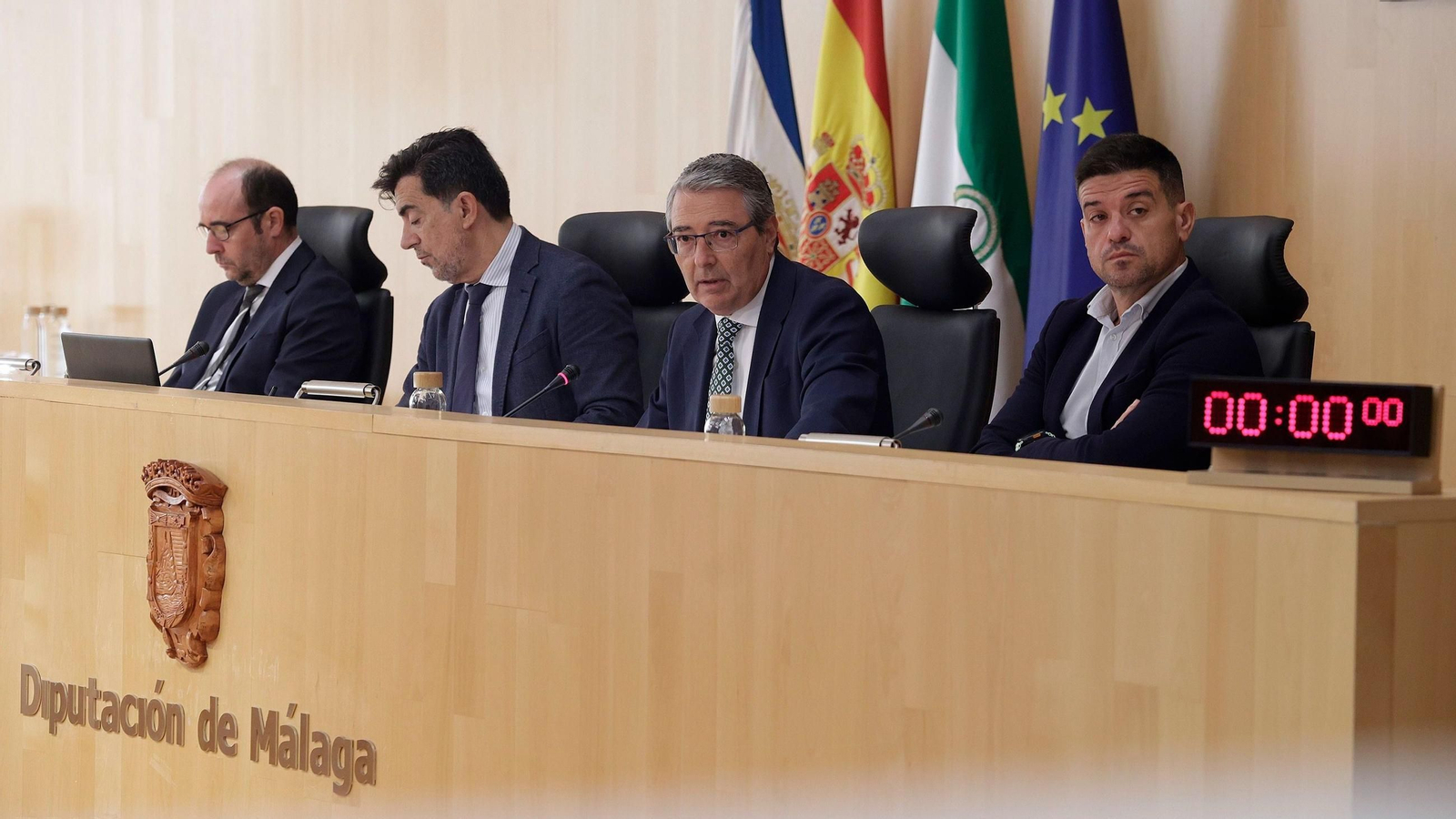 El presidente de la Diputación, Francisco Salado, en el Pleno