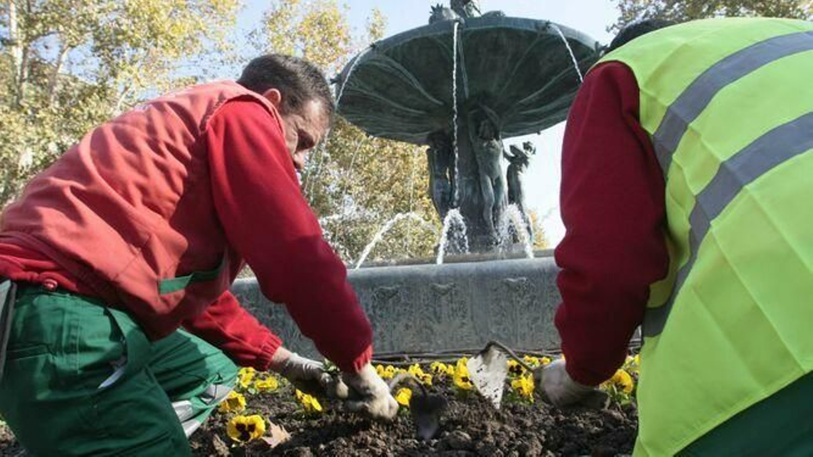La empresa se encarga de los jardines de la zona B de la ciudad