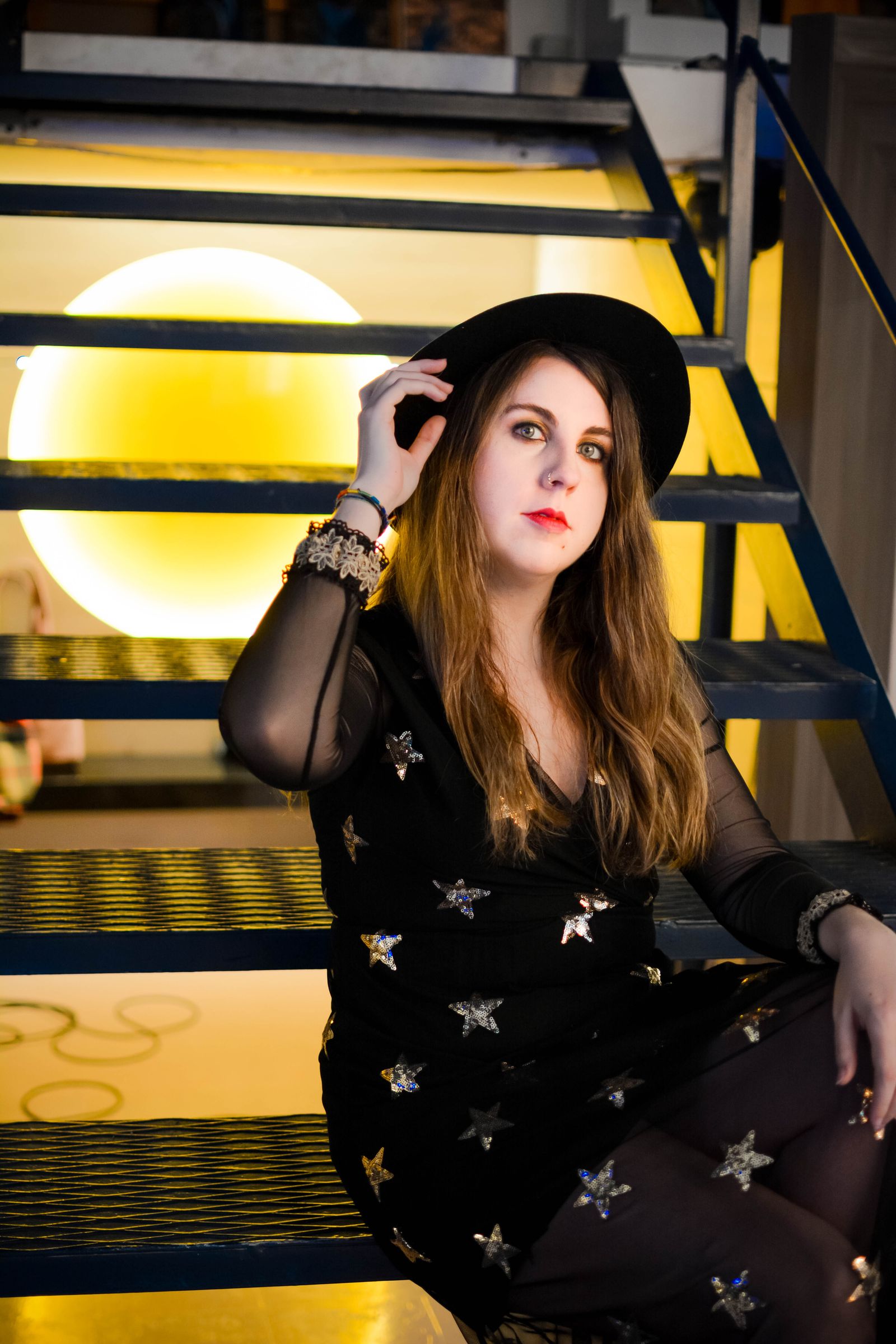 Carolina Iglesias, posado en el rodaje de 'Válidas'.