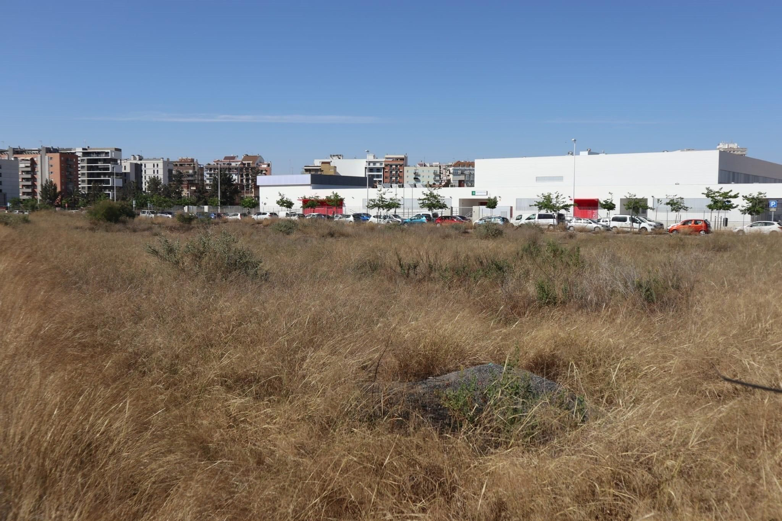 Parcela dotacional del Ensanche de Huelva. Parcela dotacional del Ensanche de Huelva.