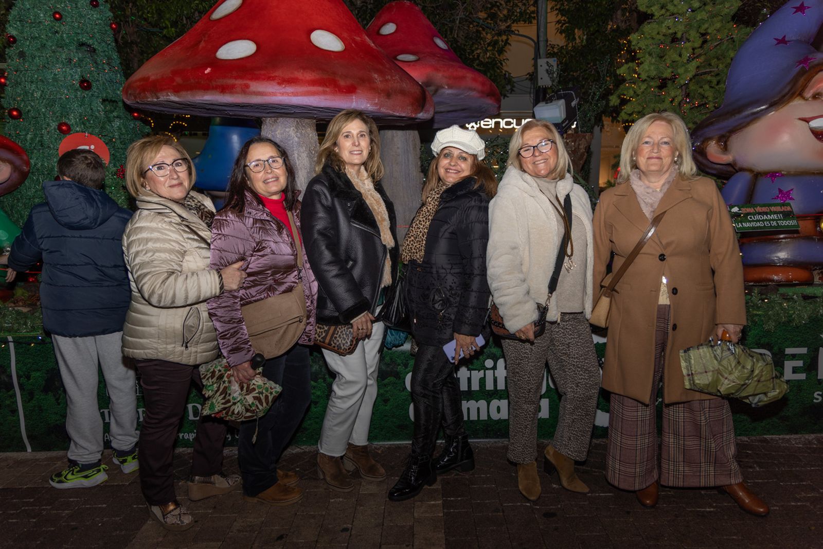 Los jiennenses disfrutan del centro de la ciudad, rodeados de un ambiente navideño