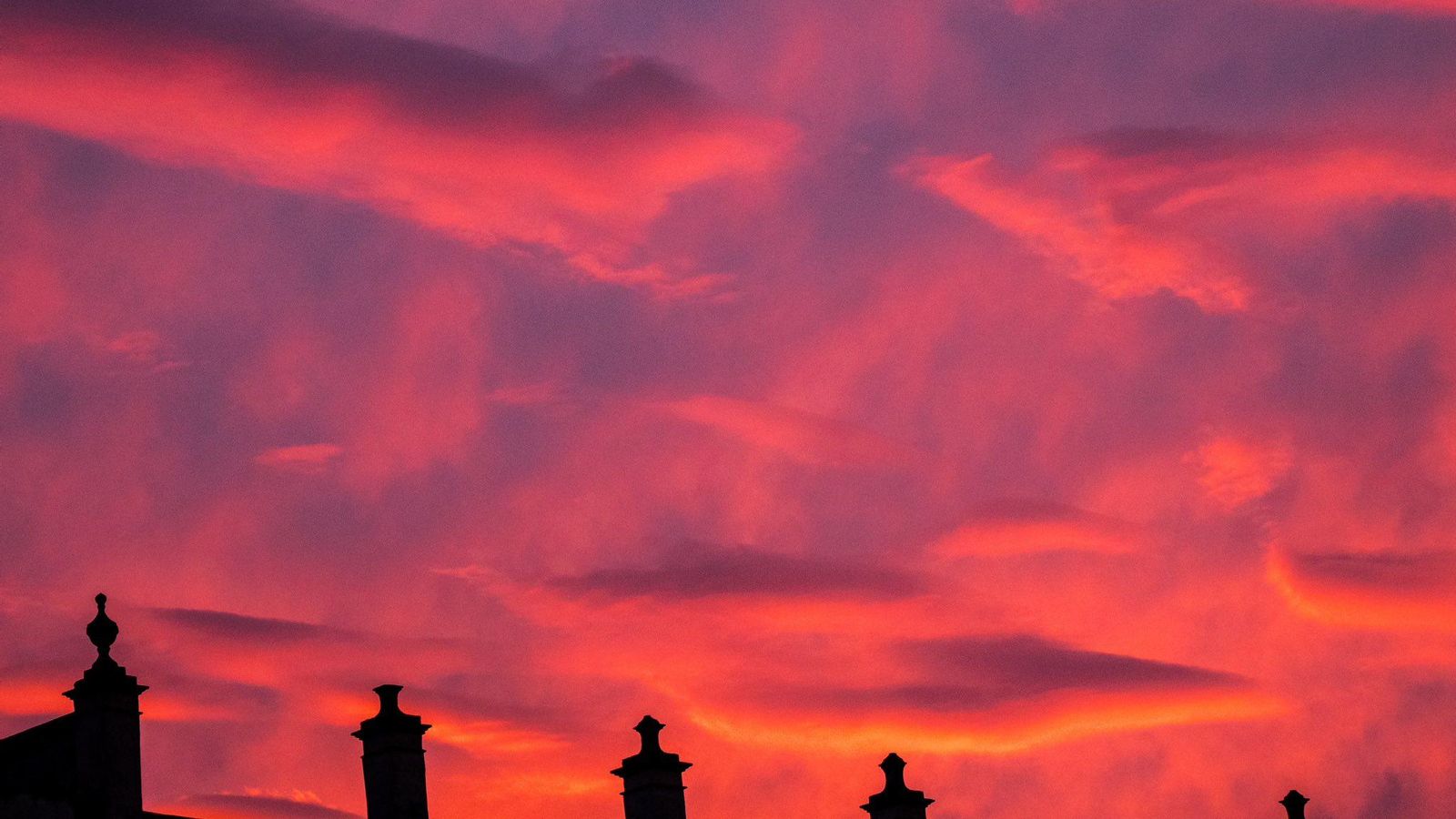 Atardecer en el centro de San Fernando