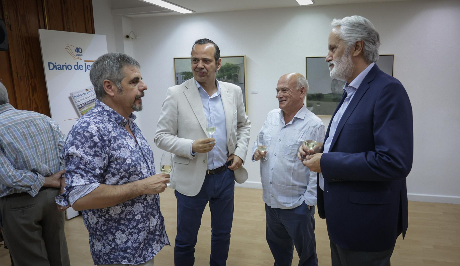 Fotos de la inauguración de la exposición de Jaime Pandelet en la sala ArteAdiario