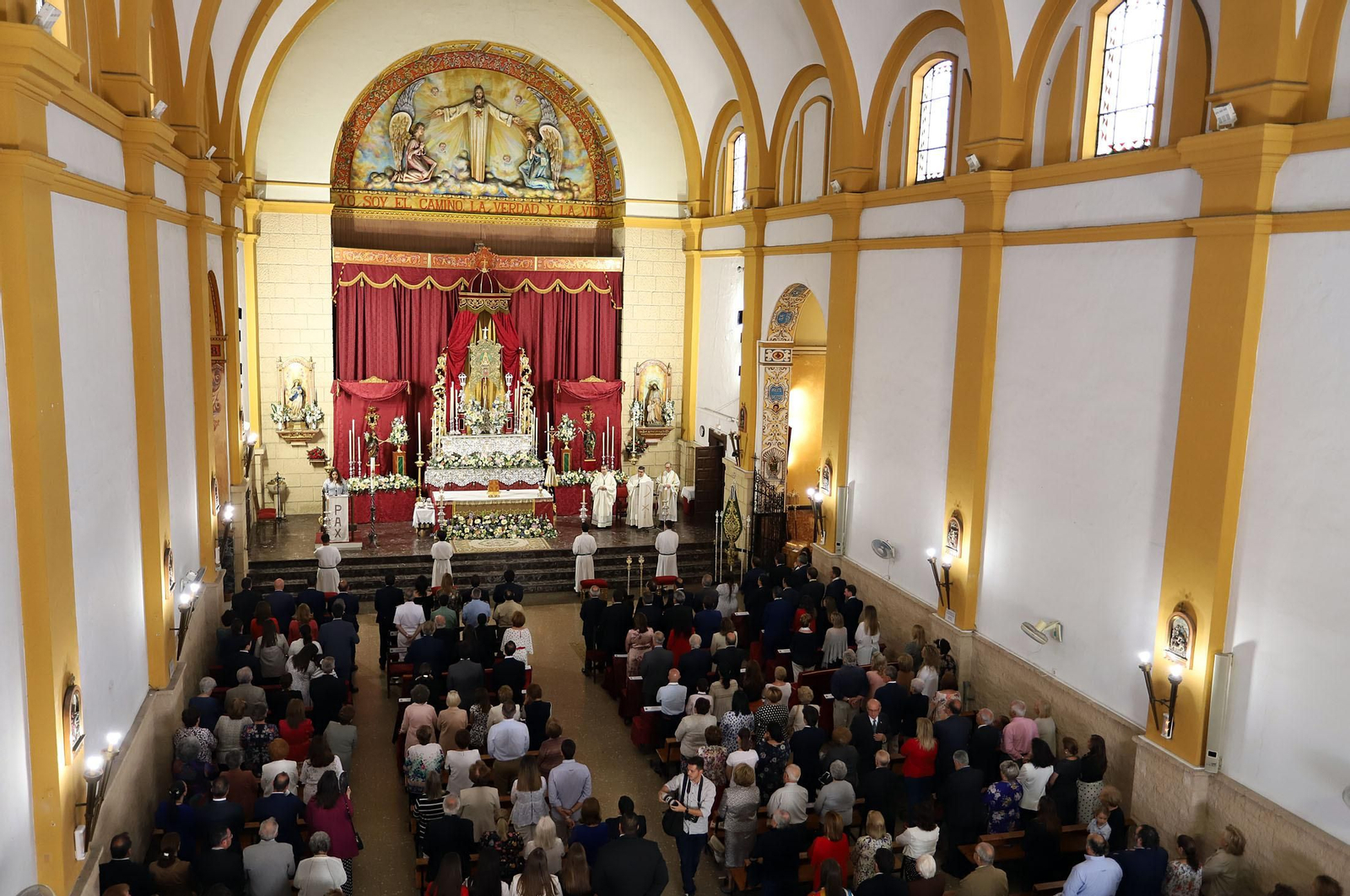 Imágenes de la función y traslado de la Hermandad del Rocío de Huelva