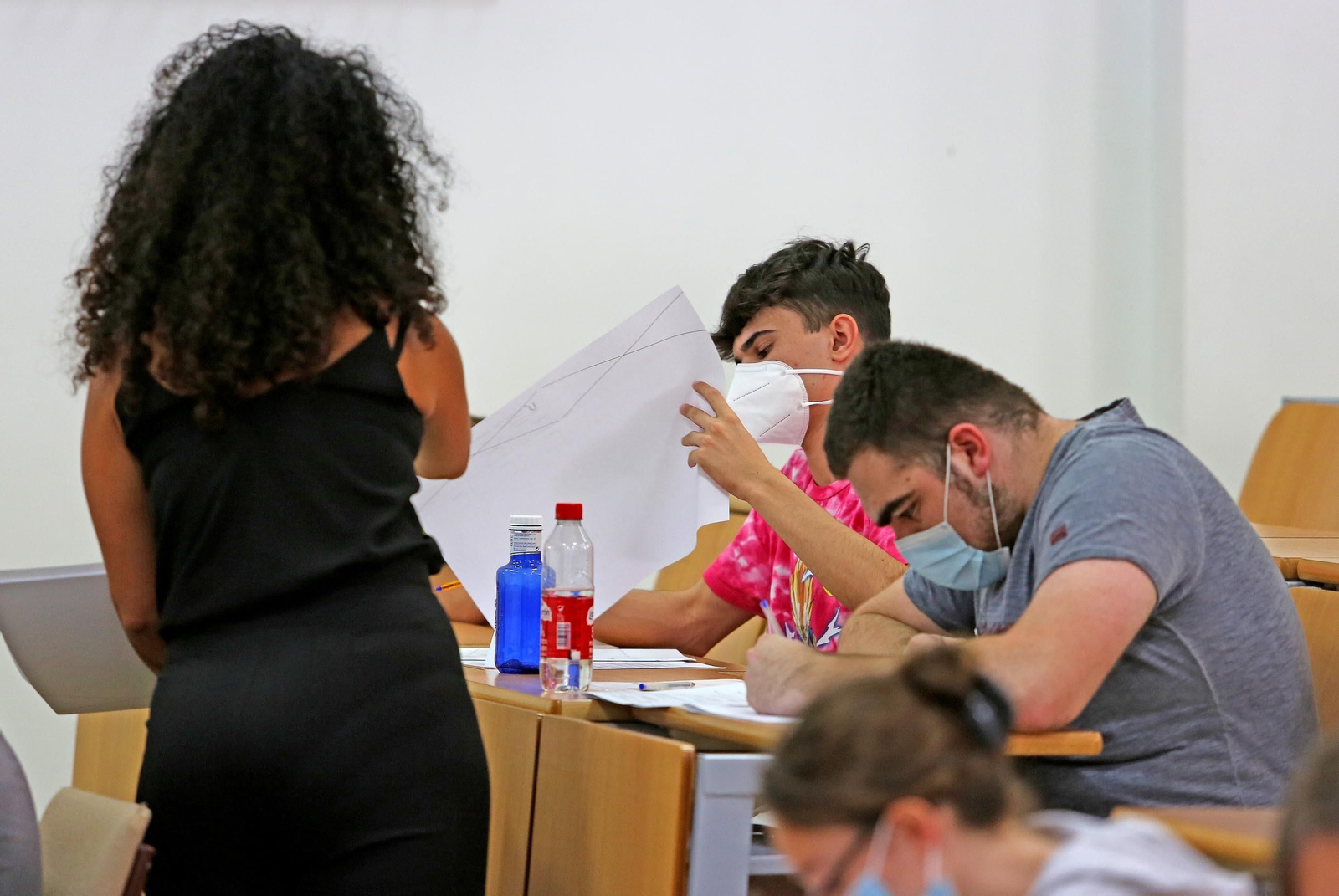 Pruebas de selectividad 2020 en el campus de Jerez