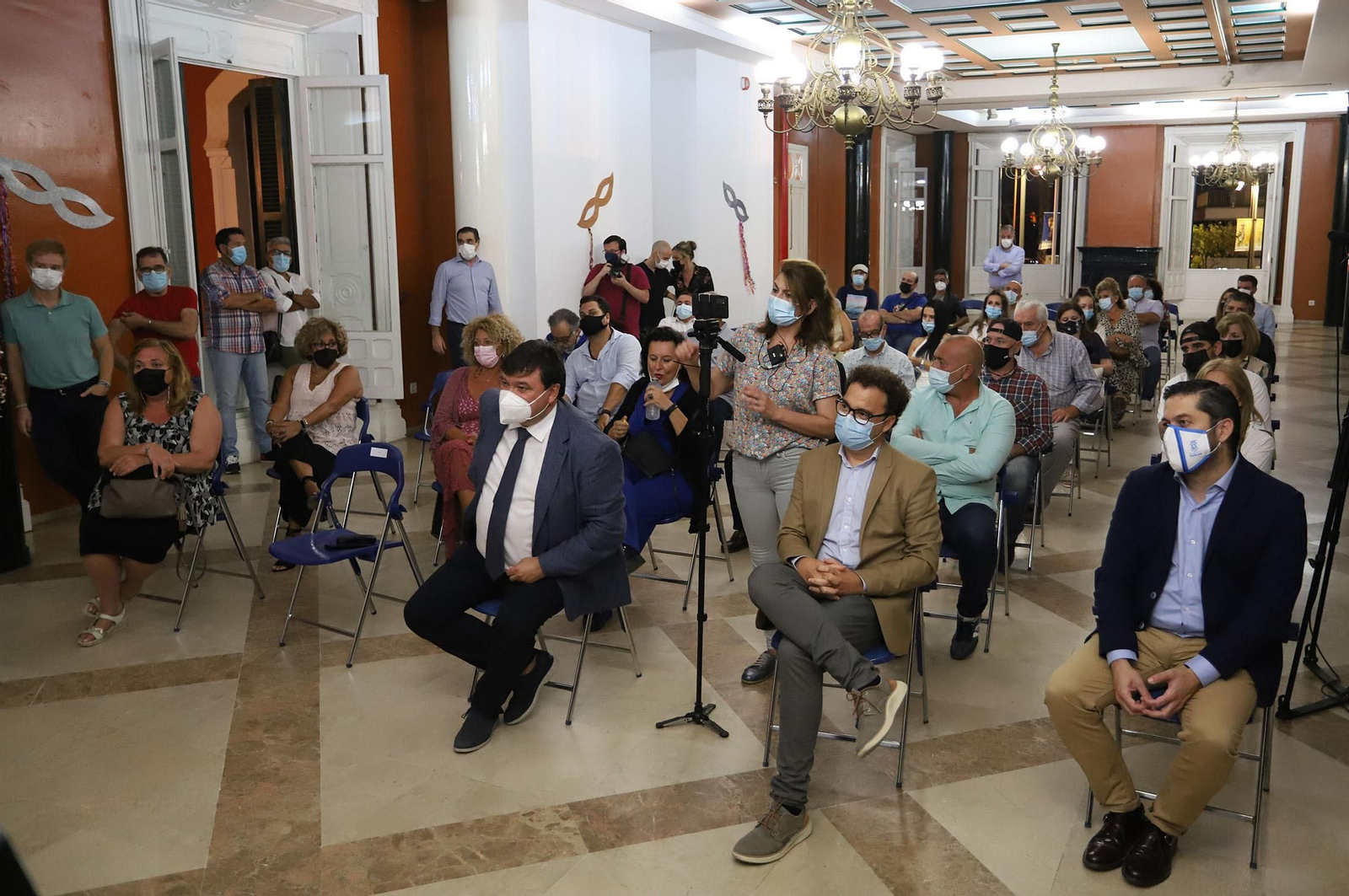 Imágenes de la presentación de la programación para el Carnaval Colombino 2022