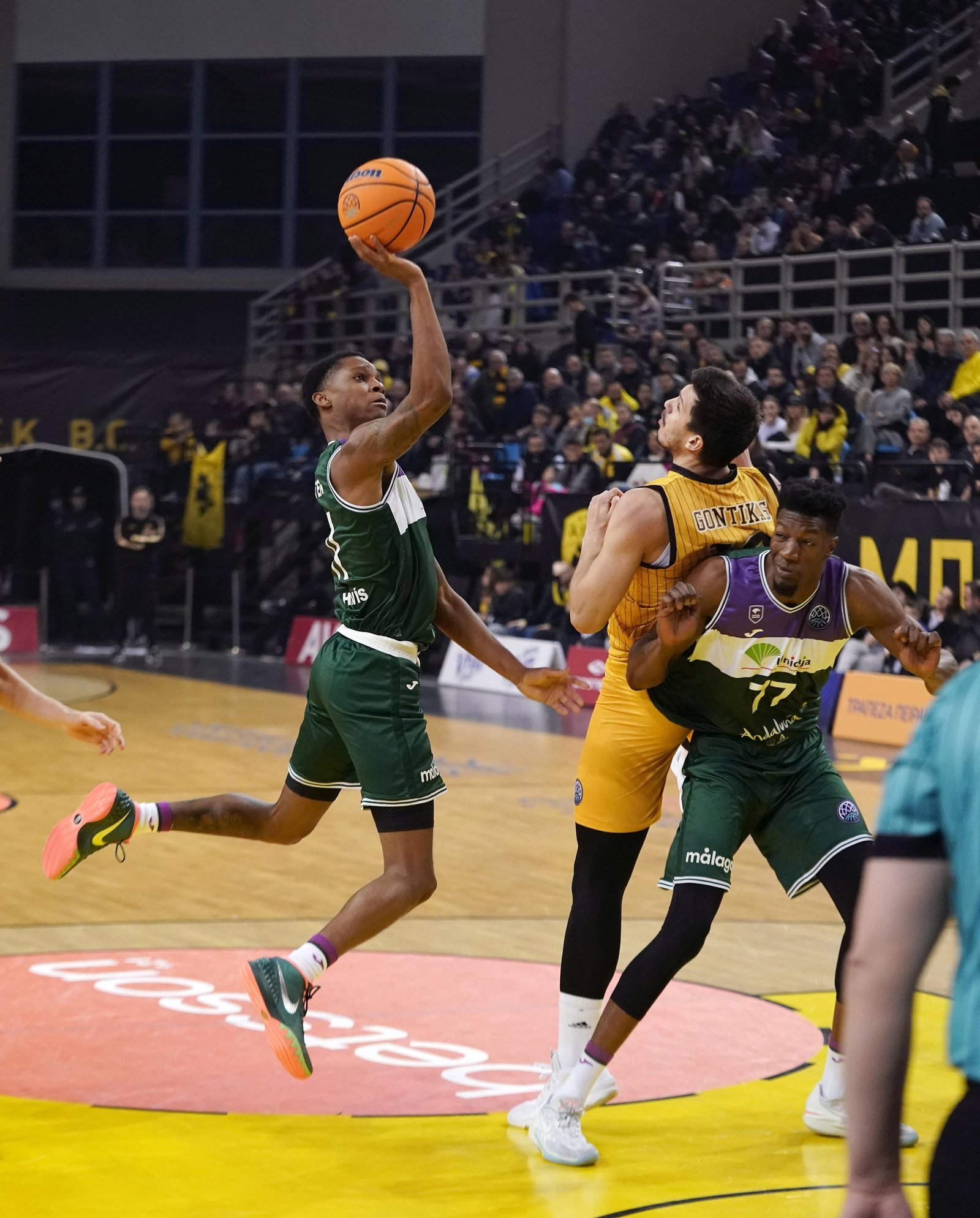 El AEK - Unicaja de la BCL, en fotos