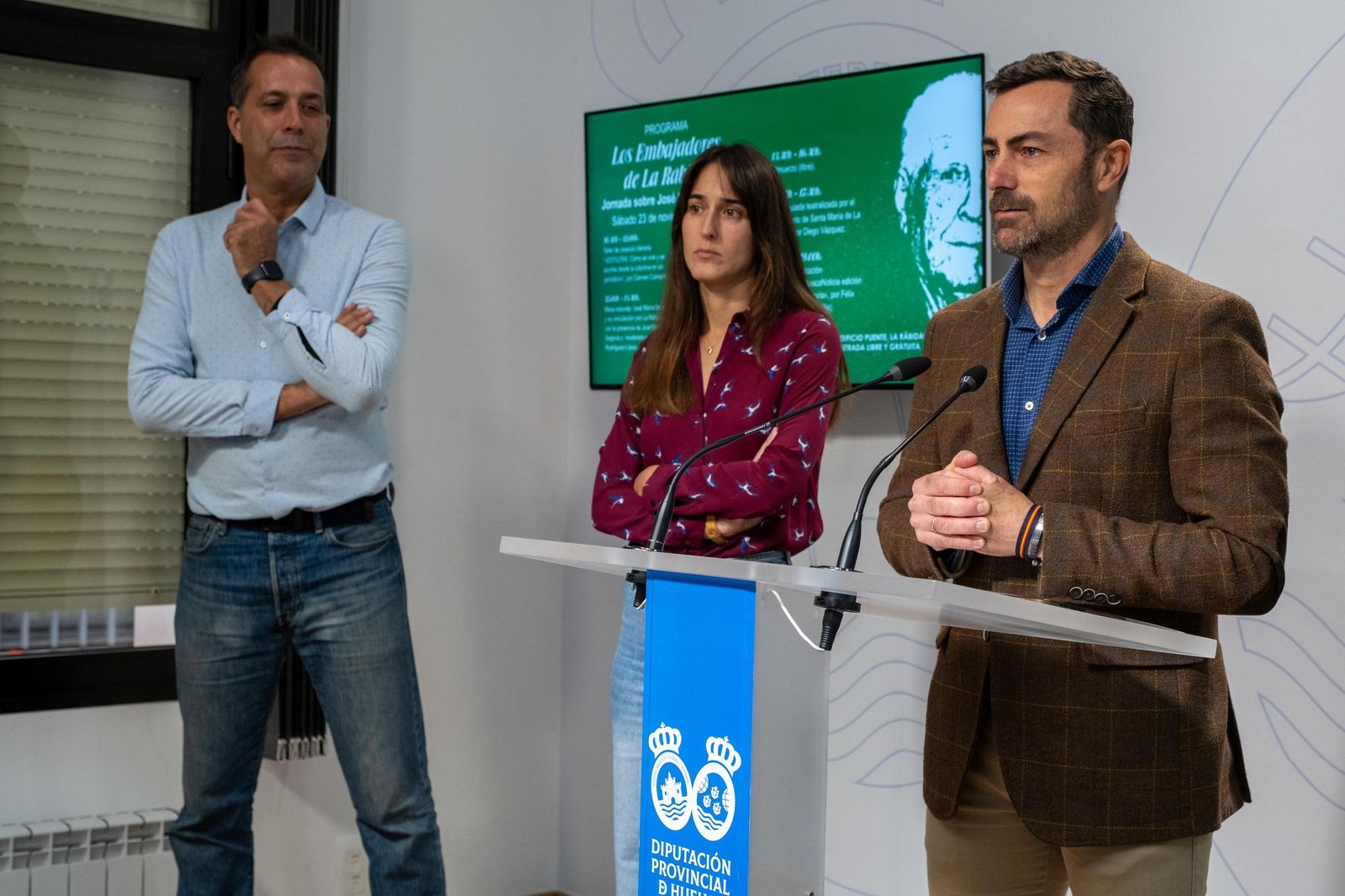 Embajadores de la Rábida, en la Diputación de Huelva.