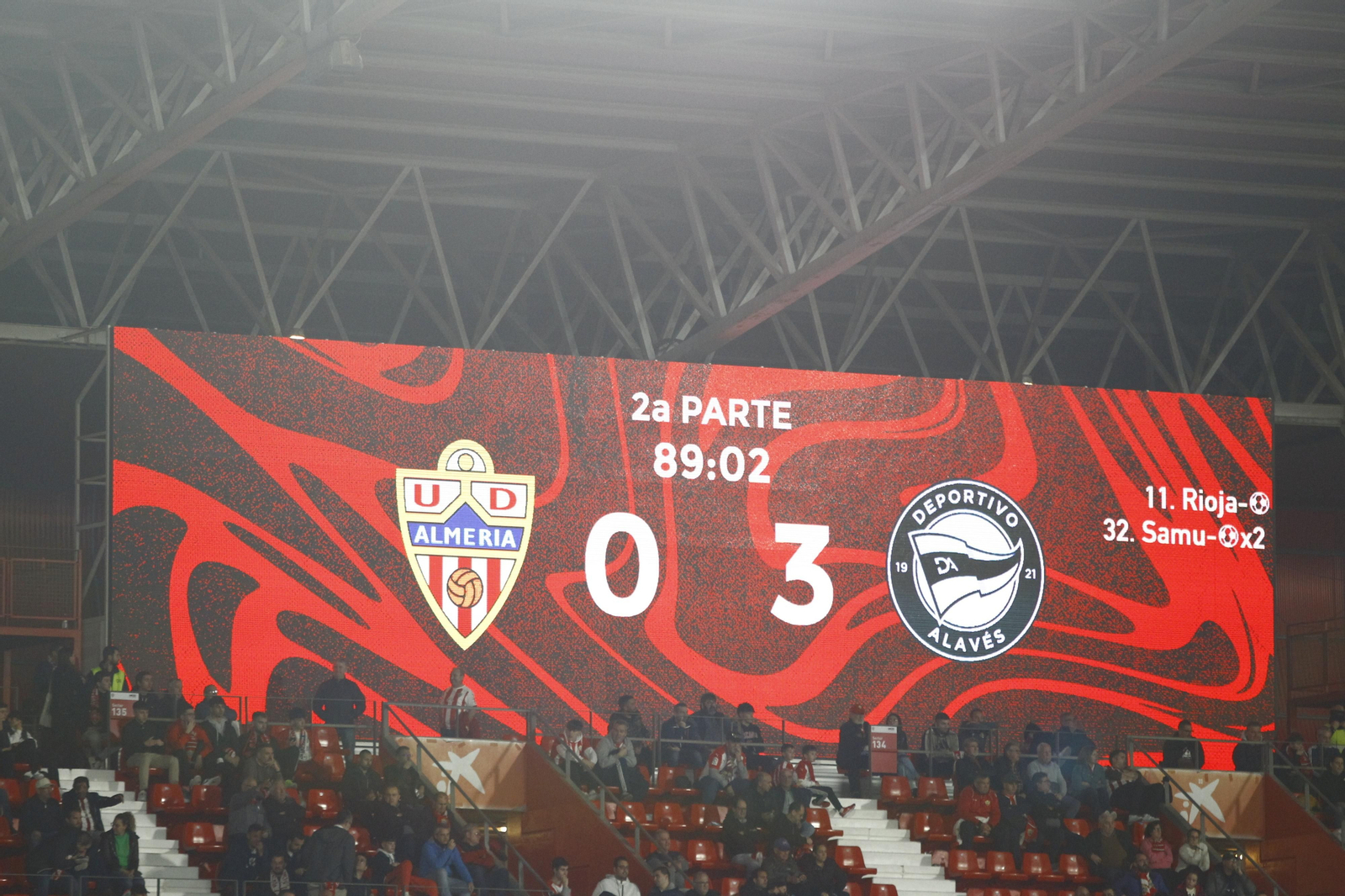 Imágenes del partido U.D. Almería-Deportivo Alavés