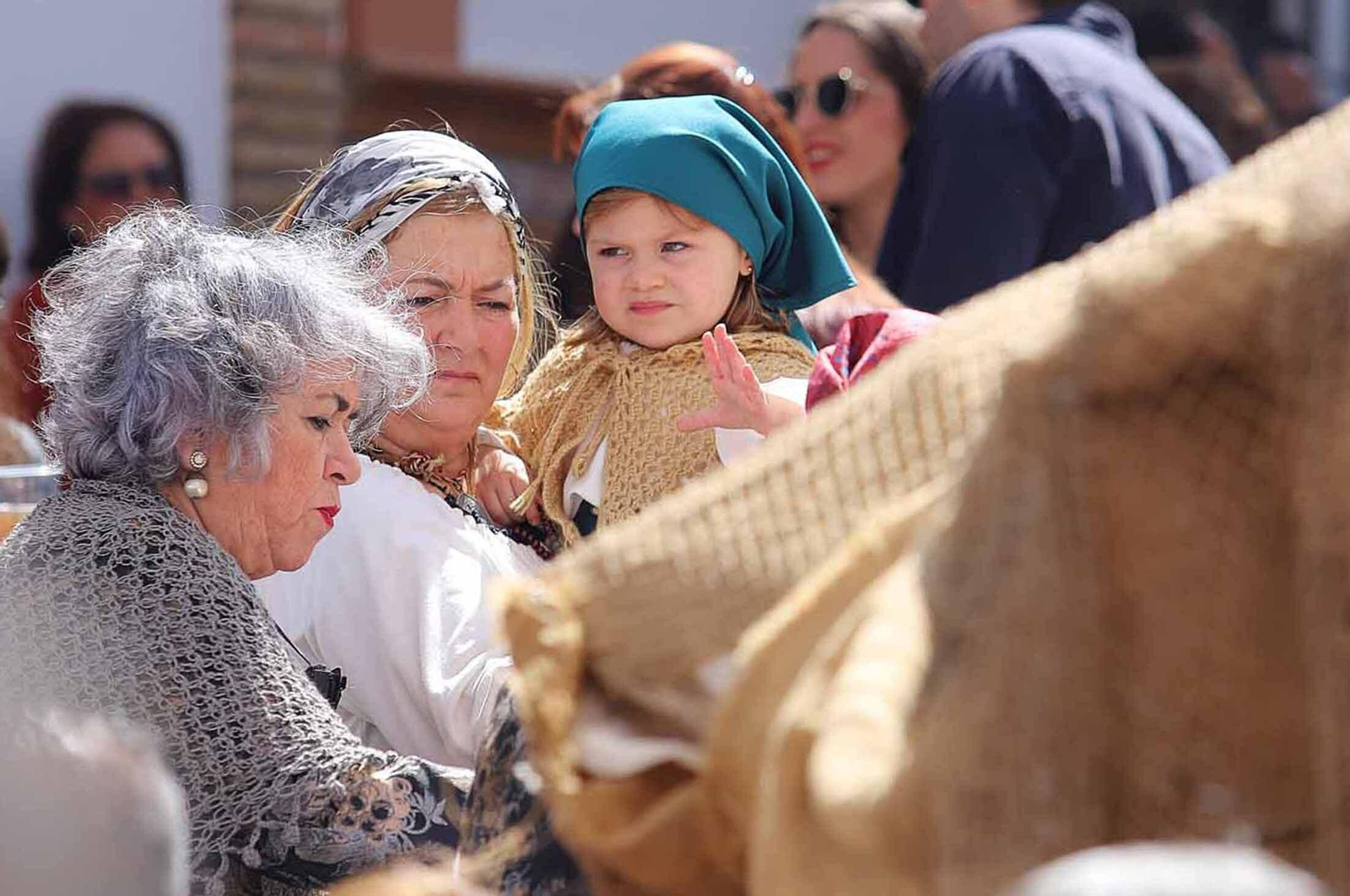 Imágenes del gran ambiente en la Feria Medieval de Palos de la Frontera, Huelva