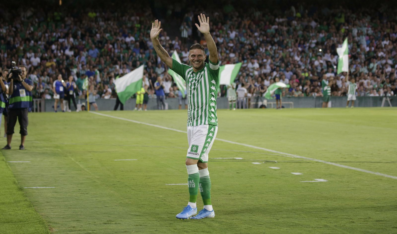 Las imágenes del Betis-Las Palmas homenaje a Rubén Castro