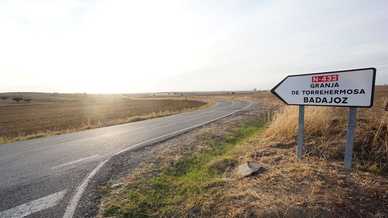 Carreteras comarcales en el Alto Guadiato.