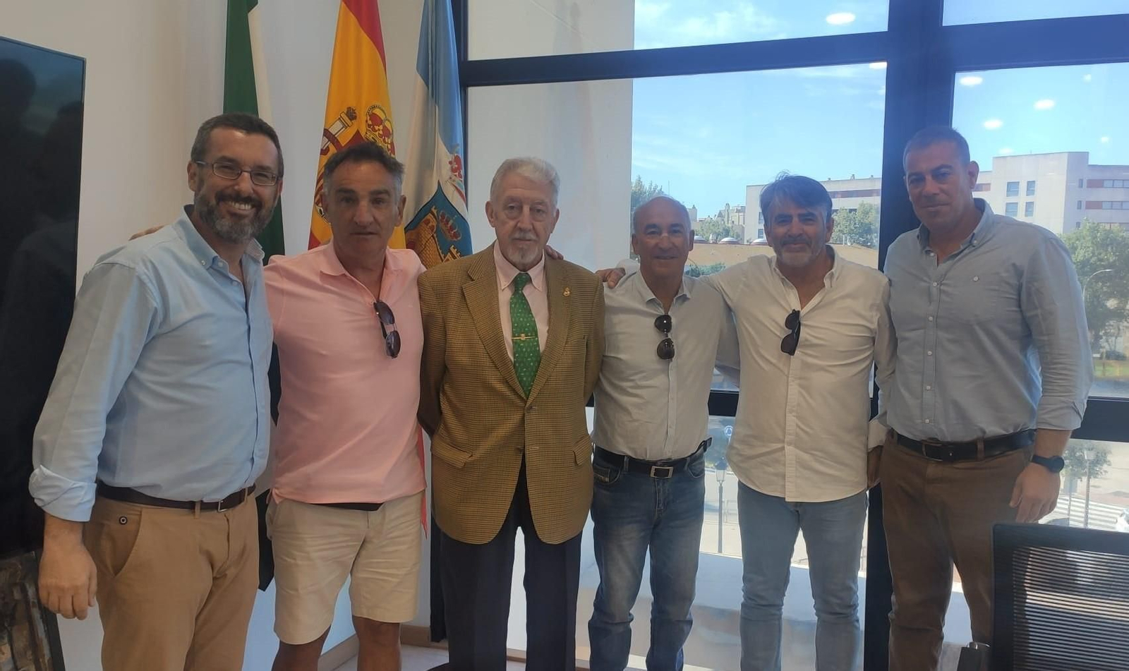 Franco, Garay, Monteagud, Ferreira, Salvador y Juan Macías, en la alcaldía de La Línea