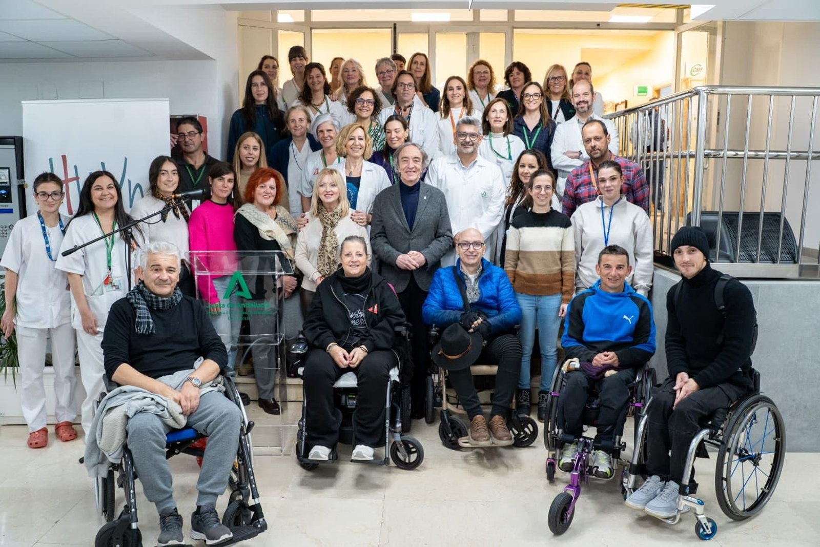 El Hospital Virgen de las Nieves de Granada conmemora el Día Mundial de las personas con discapacidad