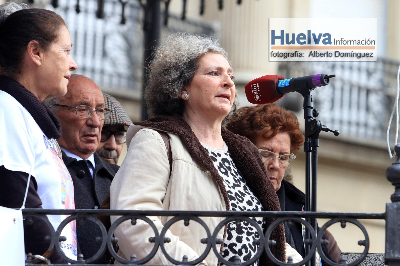 Imágenes de la manifestación contra la derogación de la prisión permanente revisable celebrada en Huelva
