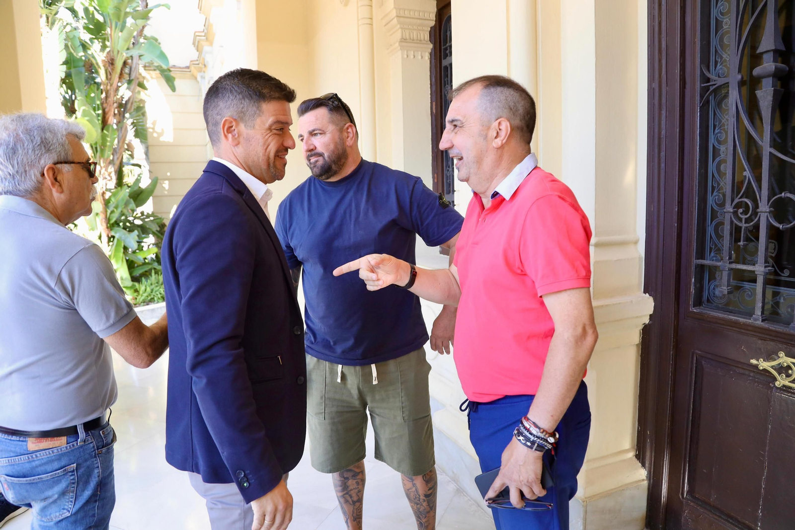 Mundial 2030 en Málaga: La reunión en el Ayuntamiento, en fotos