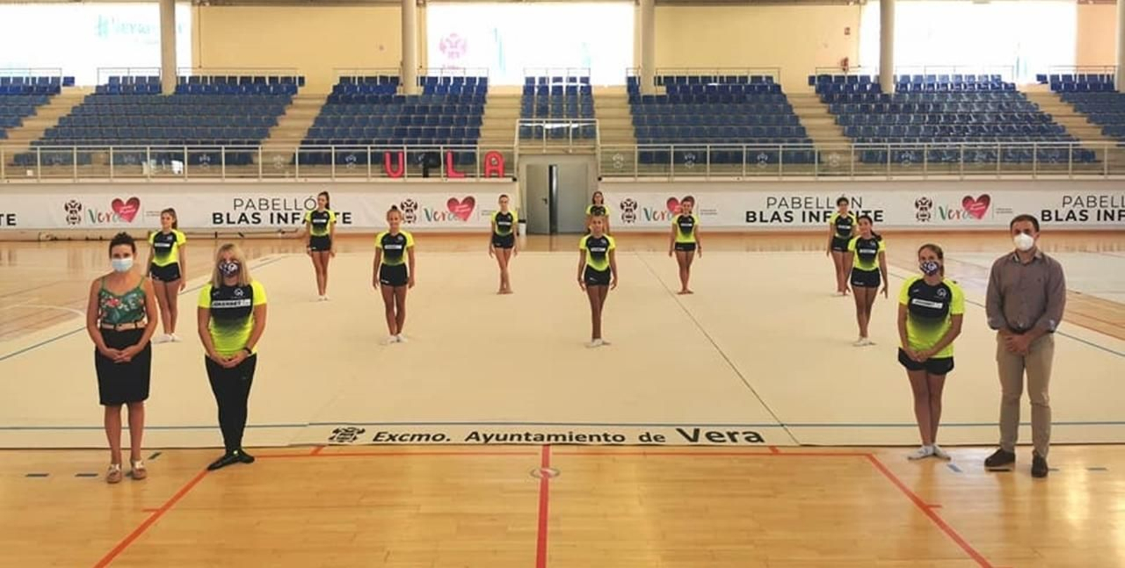 Un nuevo tapiz para la gimnasia rítmica de Vera