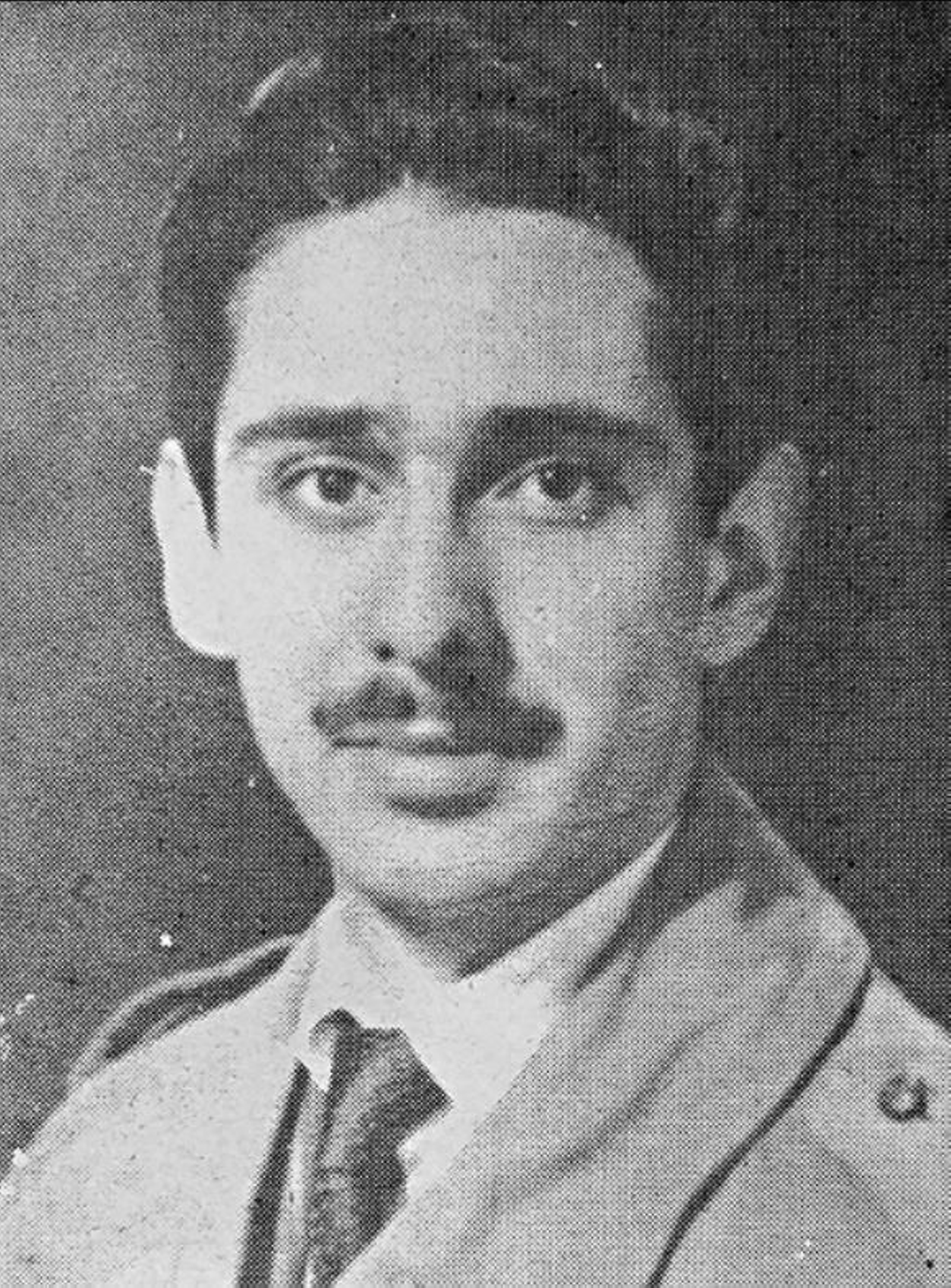 El pintor linense Julio Serrano.