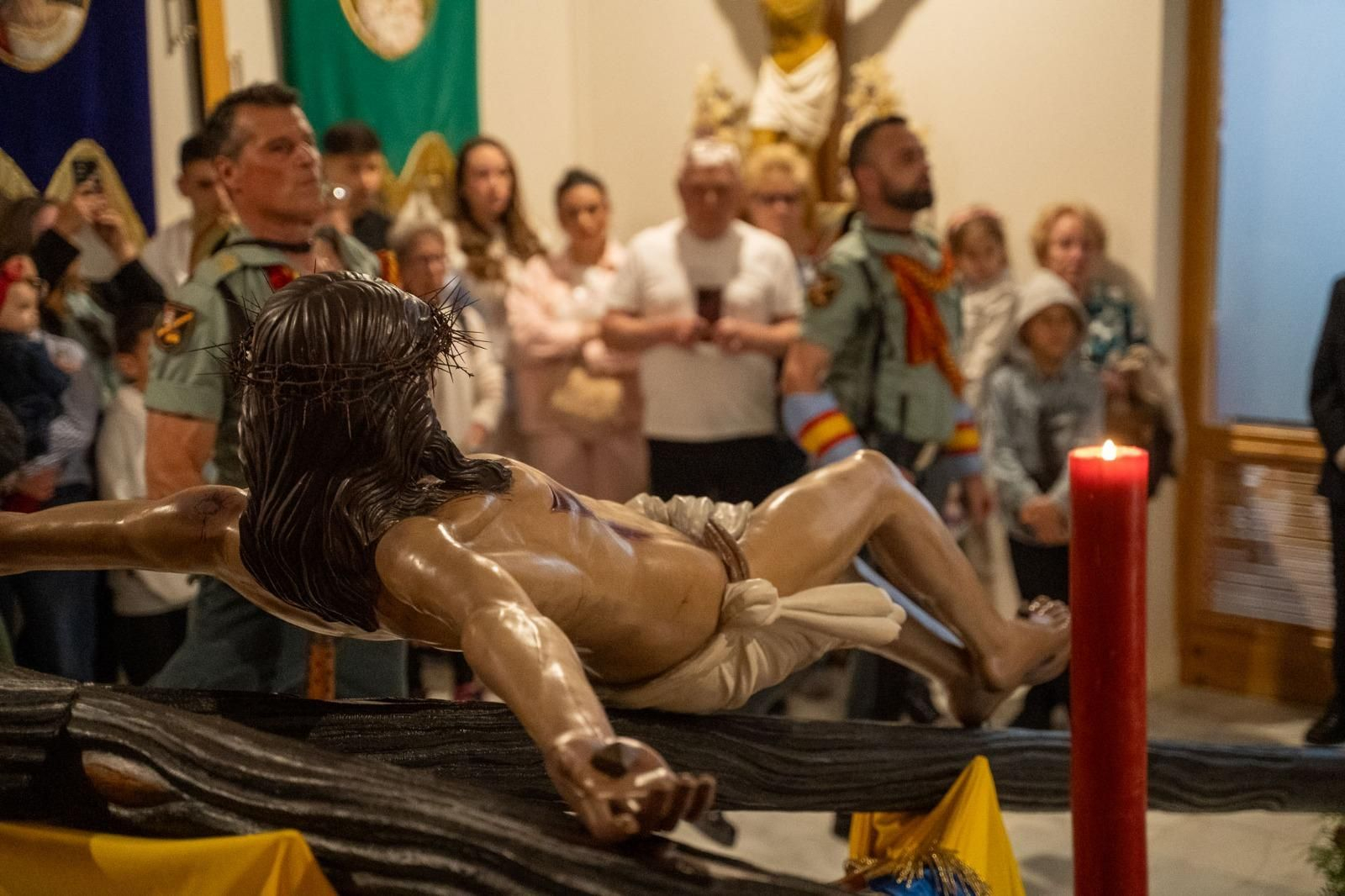 El Nazareno el Jueves Santo en Benalmádena Pueblo, en imágenes