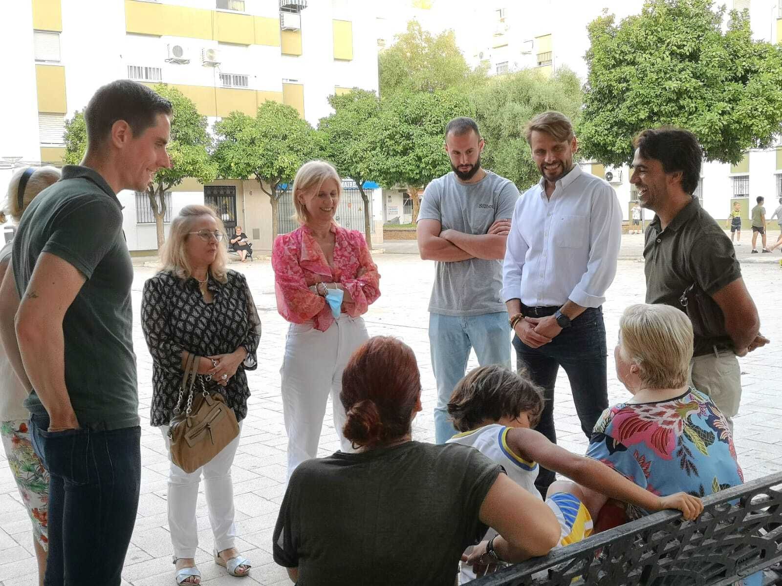 María José García-Pelayo, en la visita a La Granja.