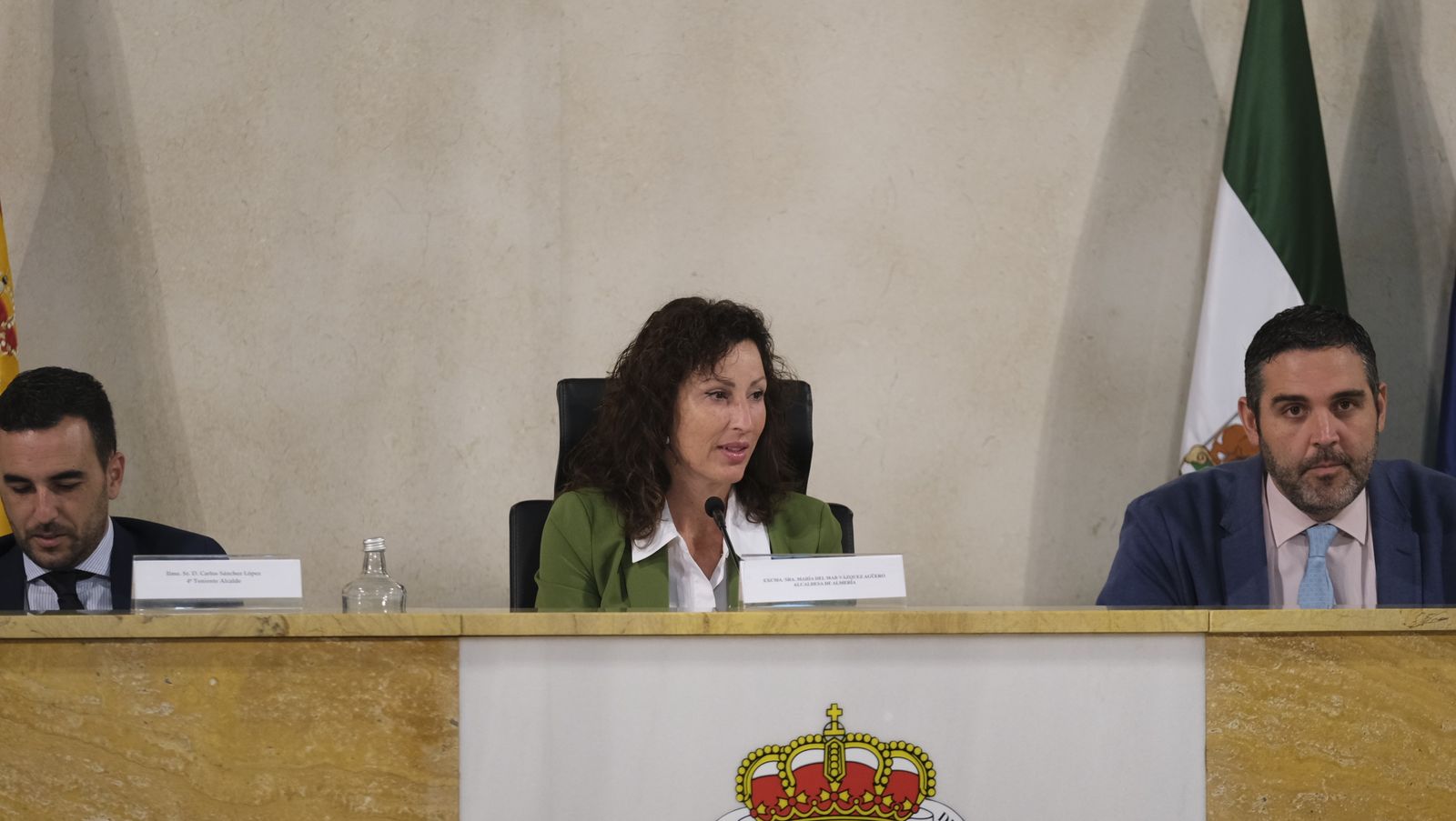 Imágenes del pleno ordinario del Ayuntamiento de Almería