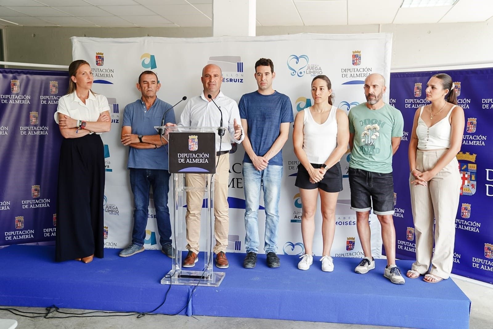 Presentación del circuito de travesías a nado  en su edición de 2023