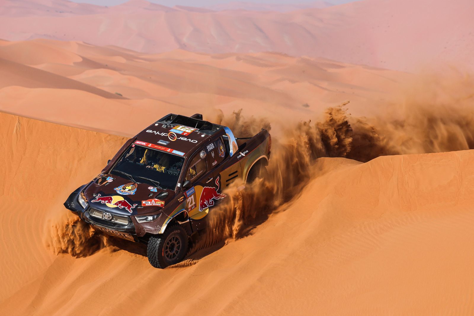 Las mejores fotos del Dakar por las dunas